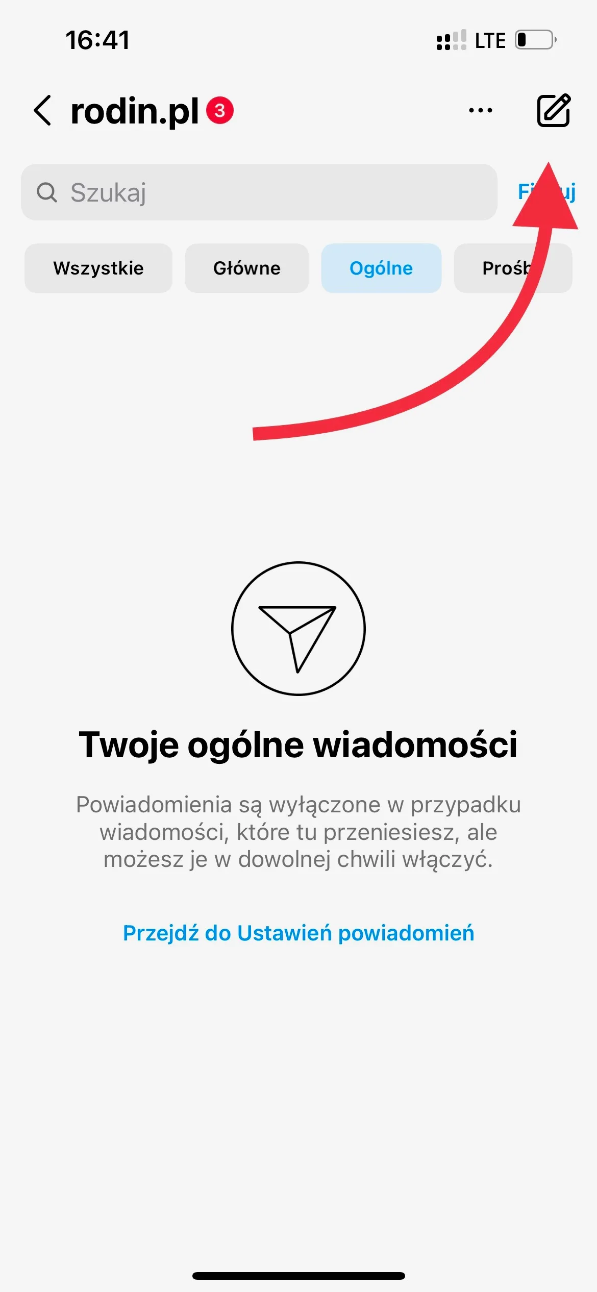 Utworzenie kanału na Instagramie - krok końcowy