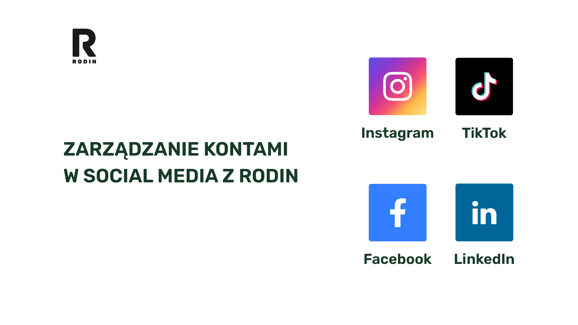 Zarządzanie kontami w social media z RodIN