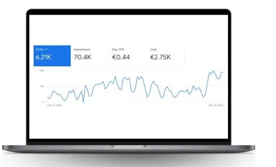 Wyniki SEM RodIN dla Webszkolenie.pl