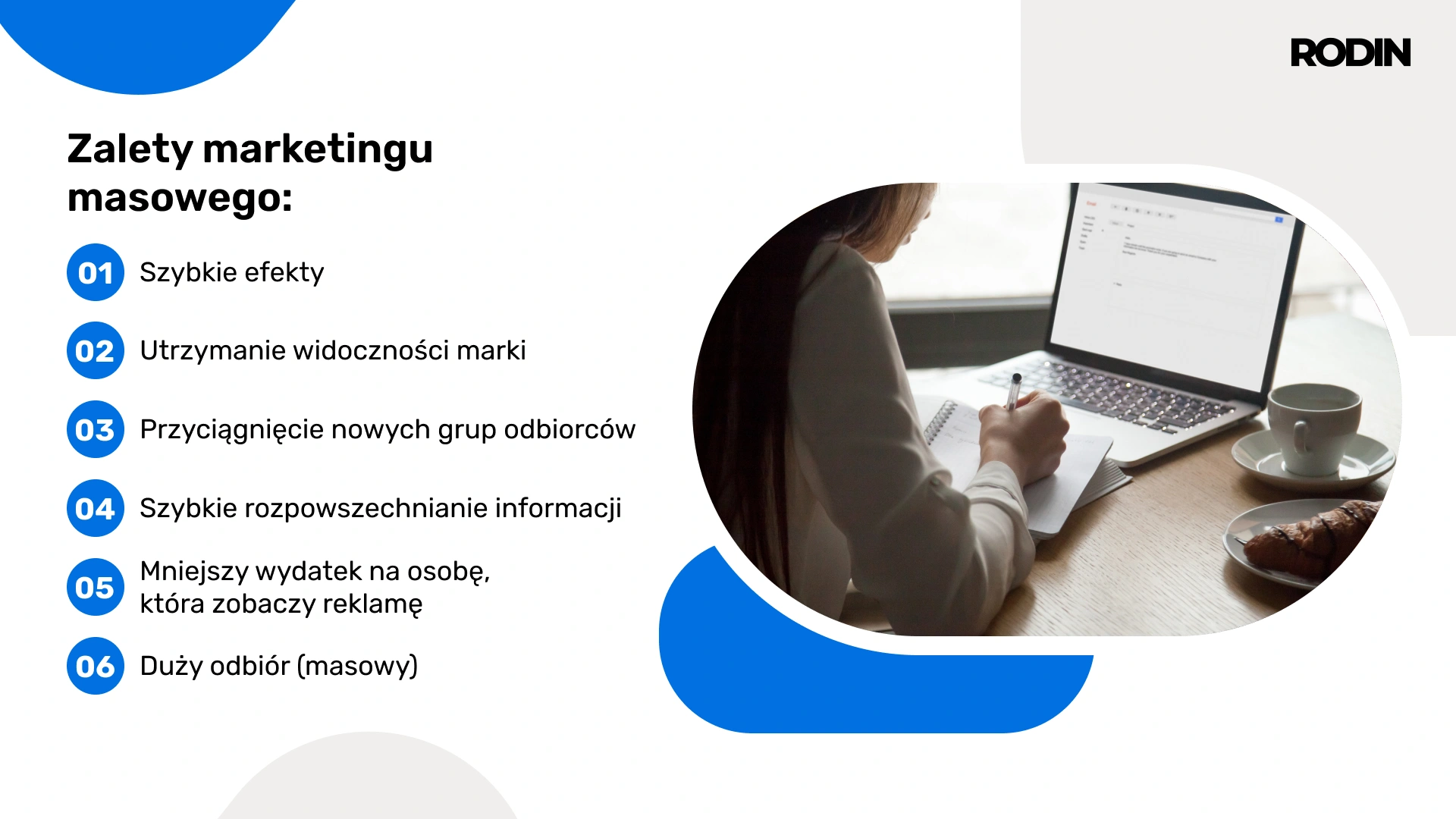 Marketing masowy - zalety