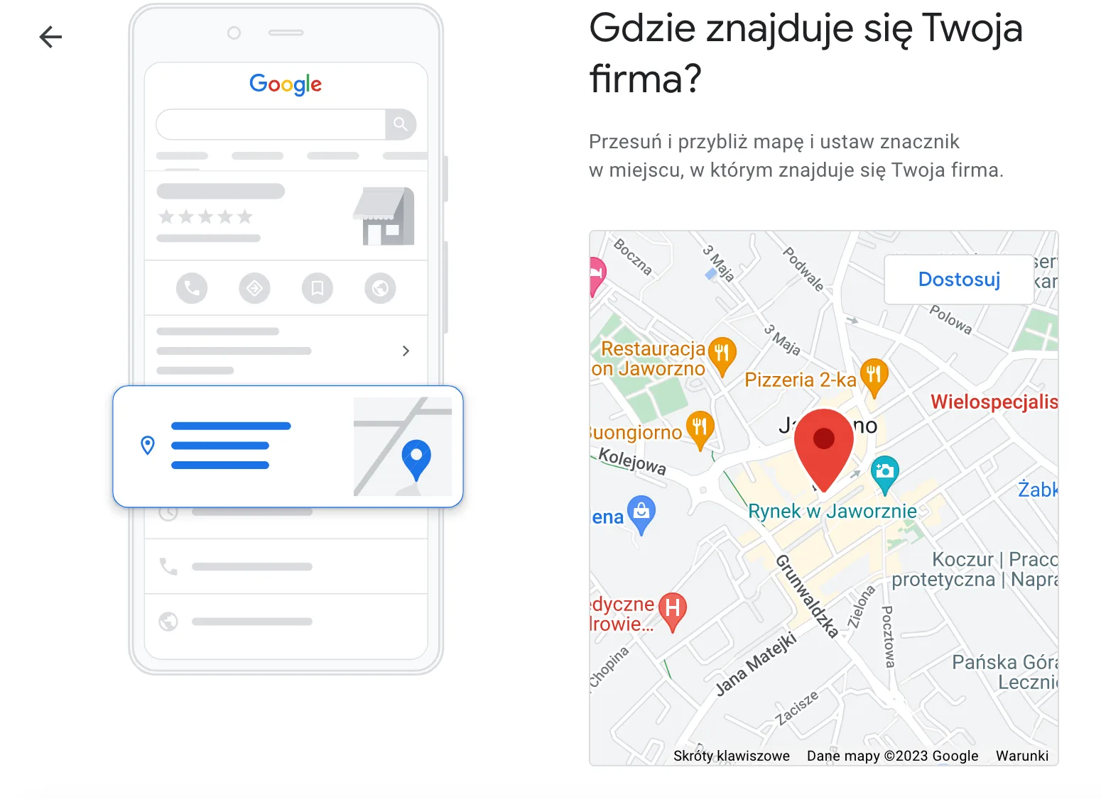 Gdzie znajduje się Twoja firma?