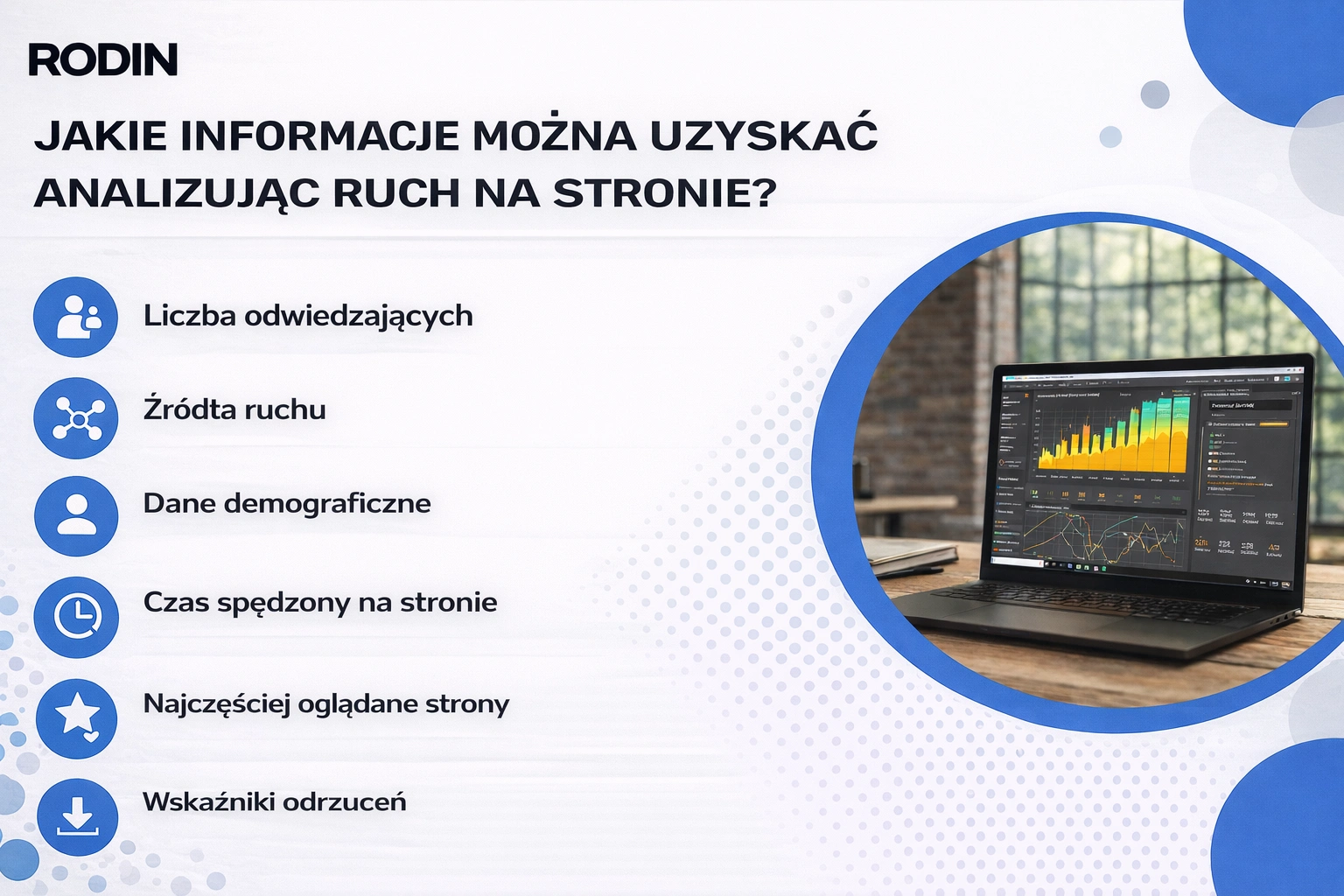 Jakie informacje można uzyskać analizując ruch na stronie?