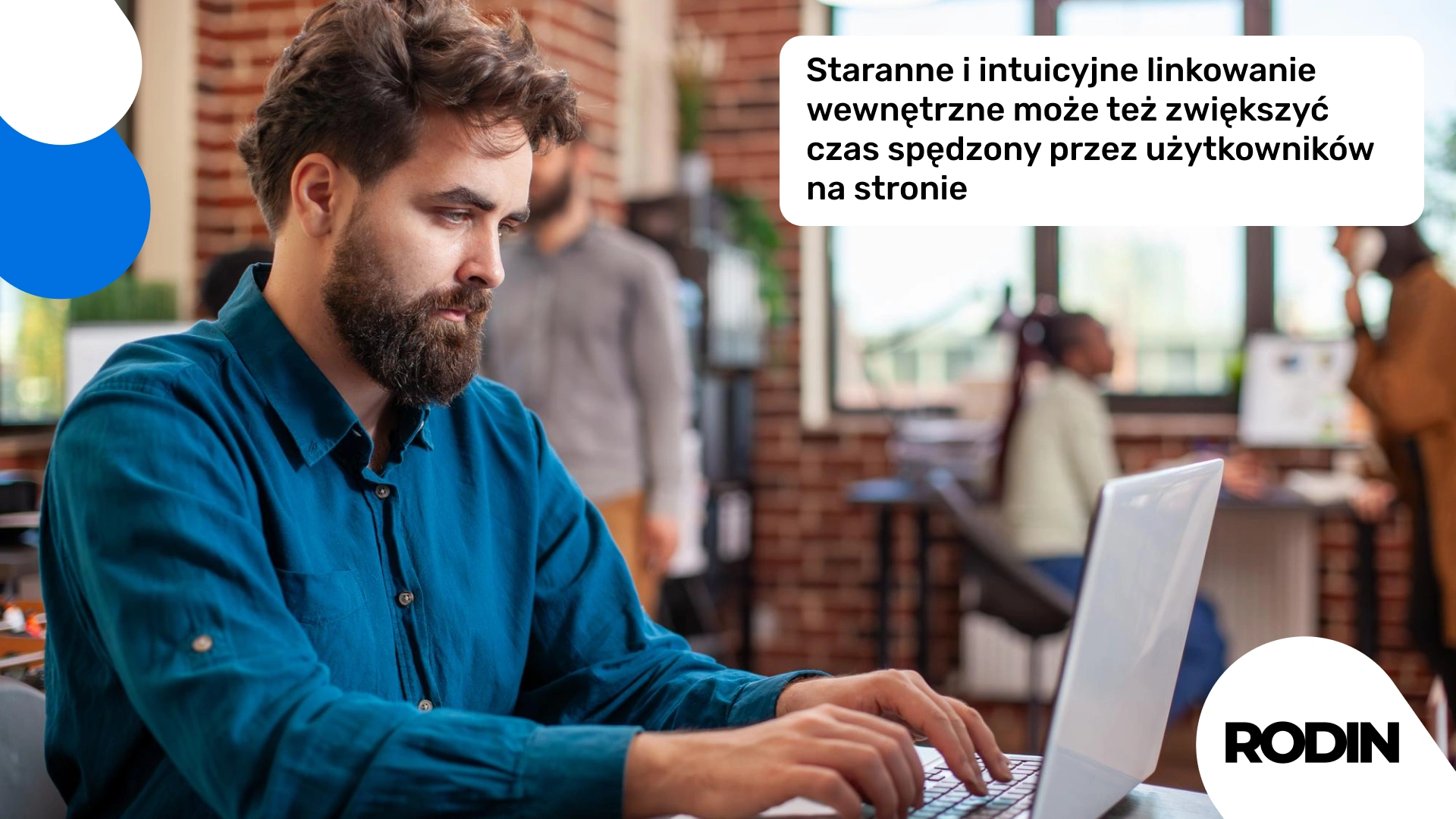 Staranne i intuicyjne linkowanie wewnętrzne może też zwiększyć czas spędzony przez użytkowników na stronie.