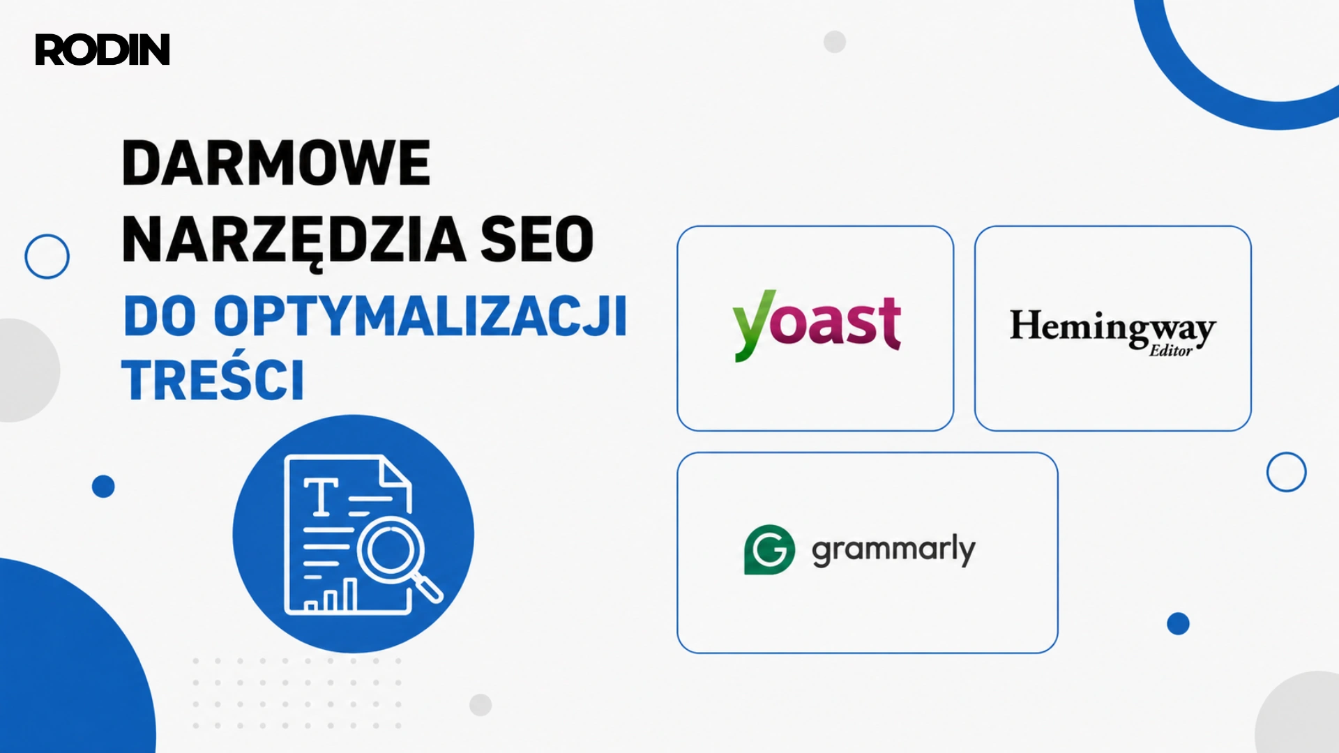 Narzędzia SEO do optymalizacji treści