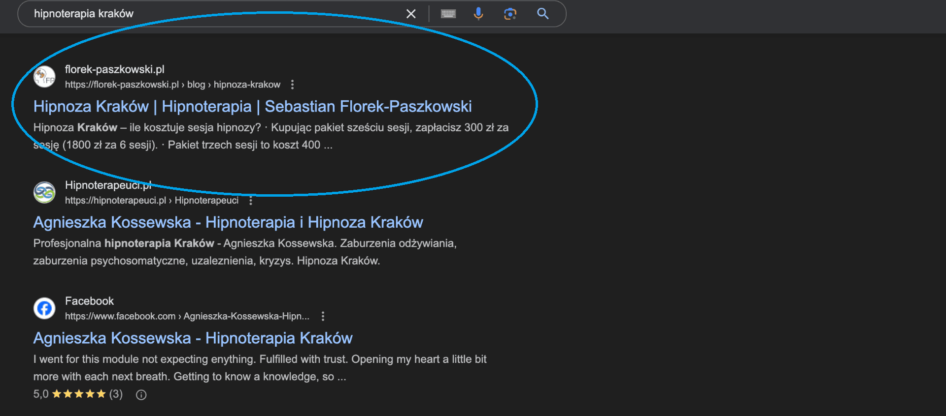 wyniki wyszukliwania florek2