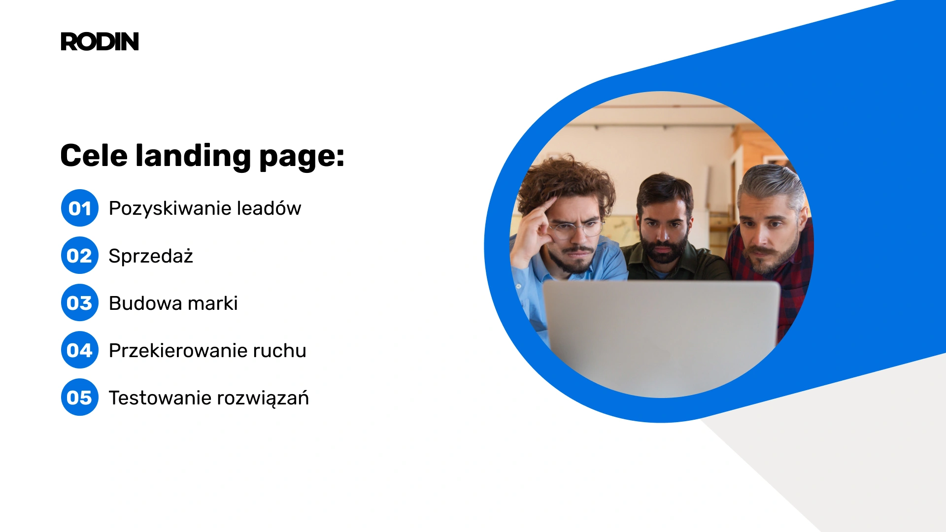 Cele landing page