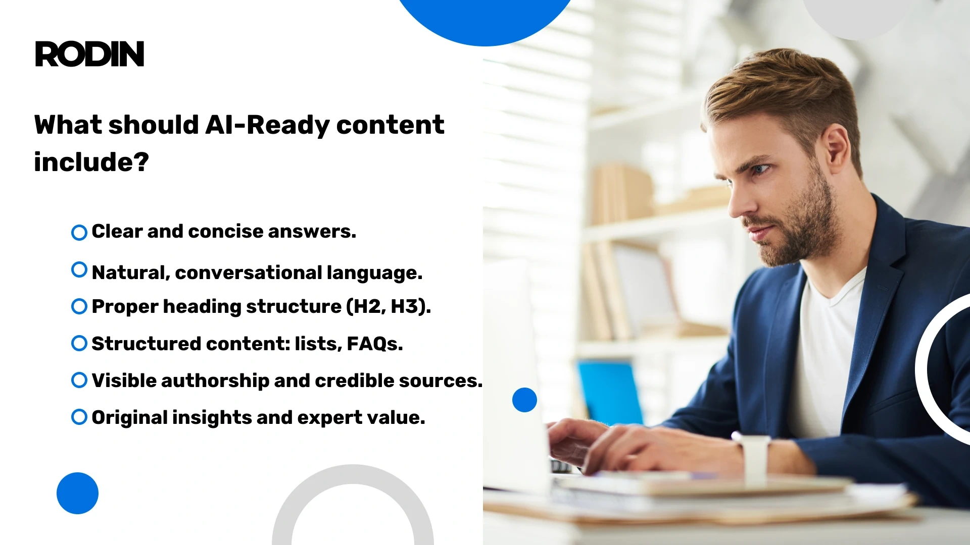 What should AI-Ready content include?