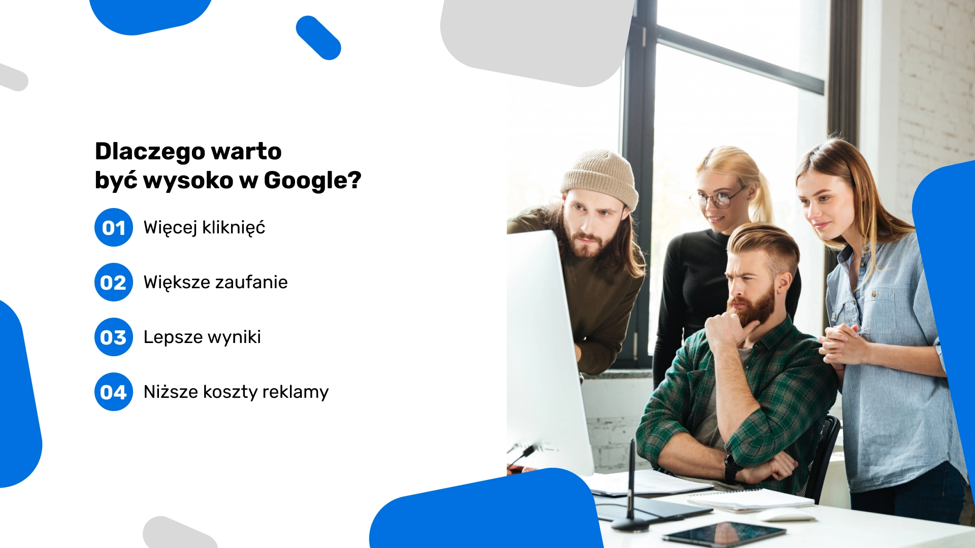 Dlaczego warto być wysoko w Google?
