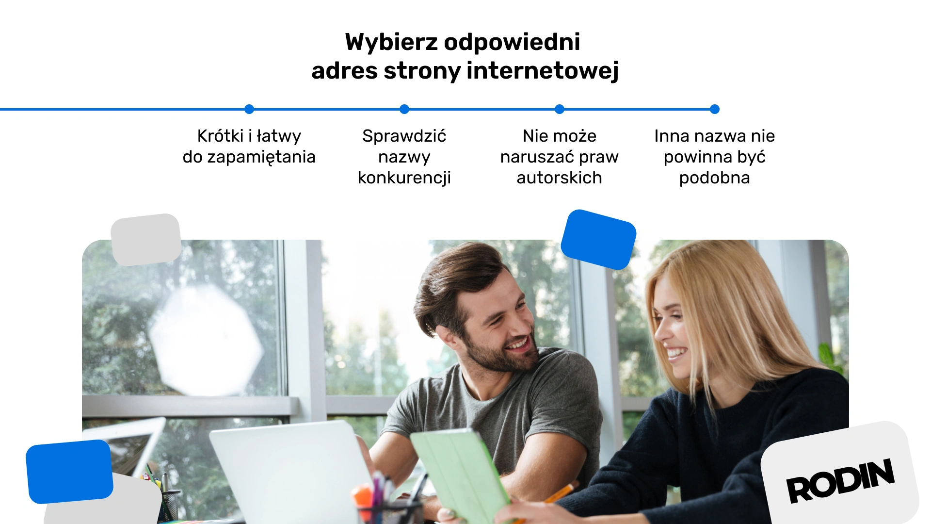 Wybierz odpowiedni adres strony internetowej