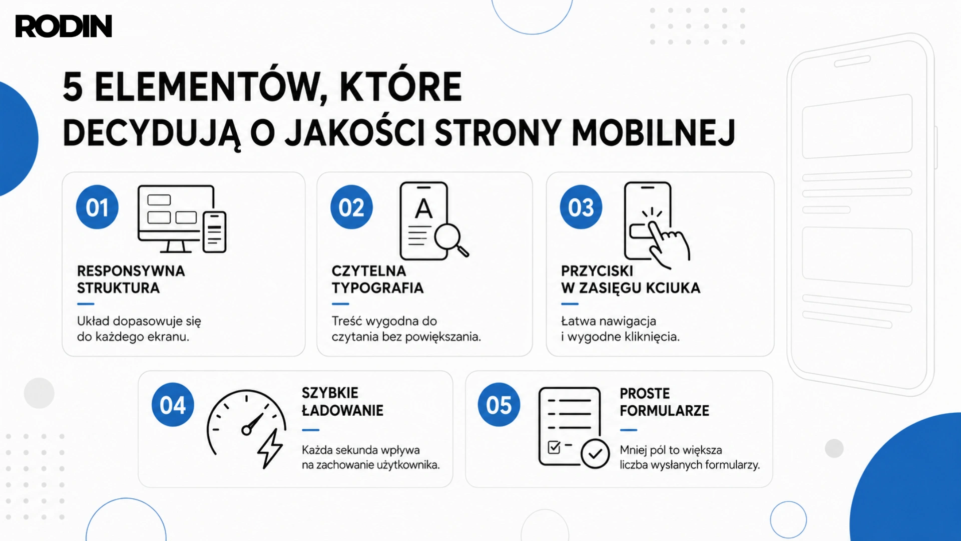 5 elementów, które decydują o jakości strony mobilnej