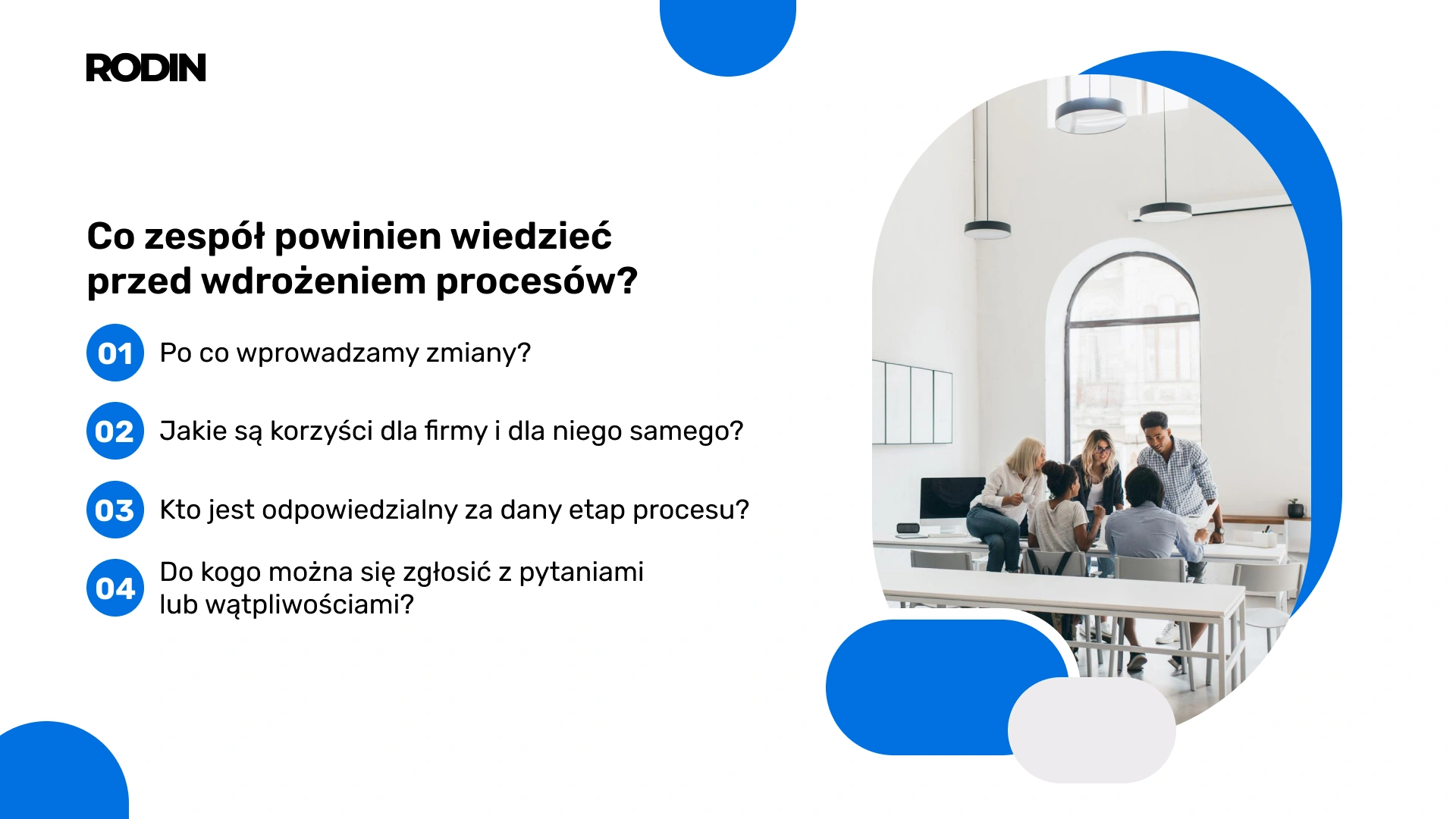 Co zespół powinien wiedzieć przed wdrożeniem procesów?