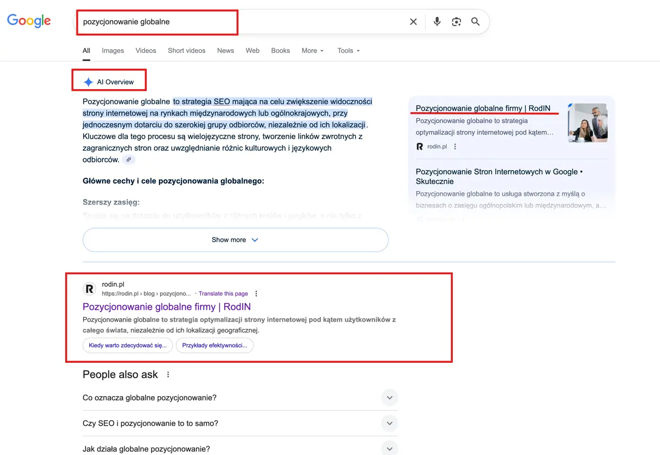 Mówi o nas Google i AI - wyróżniamy się w najpopularniejszych narzędziach
