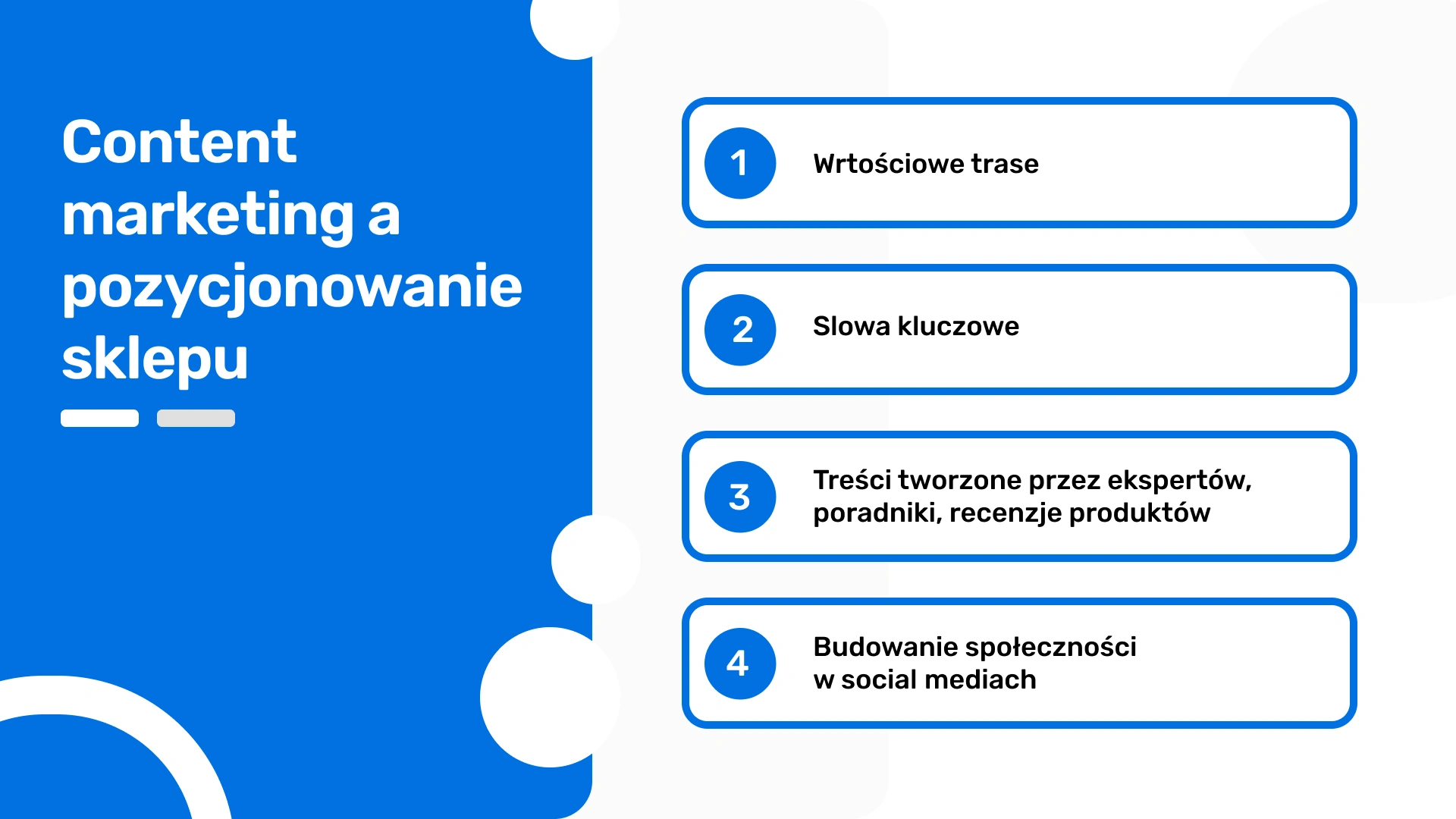 Content marketing a pozycjonowanie sklepu