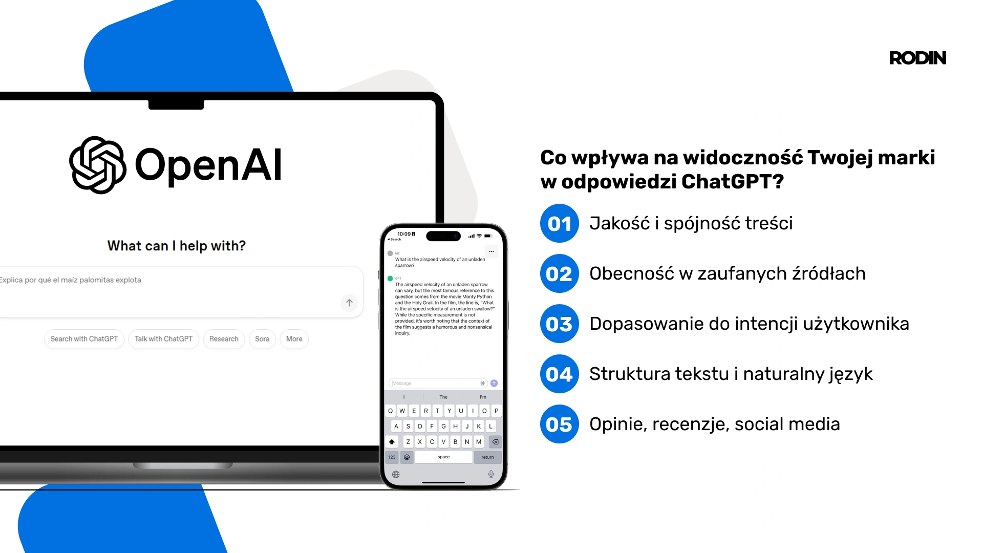 Co wpływa na widoczność Twojej marki w odpowiedzi ChatGPT?