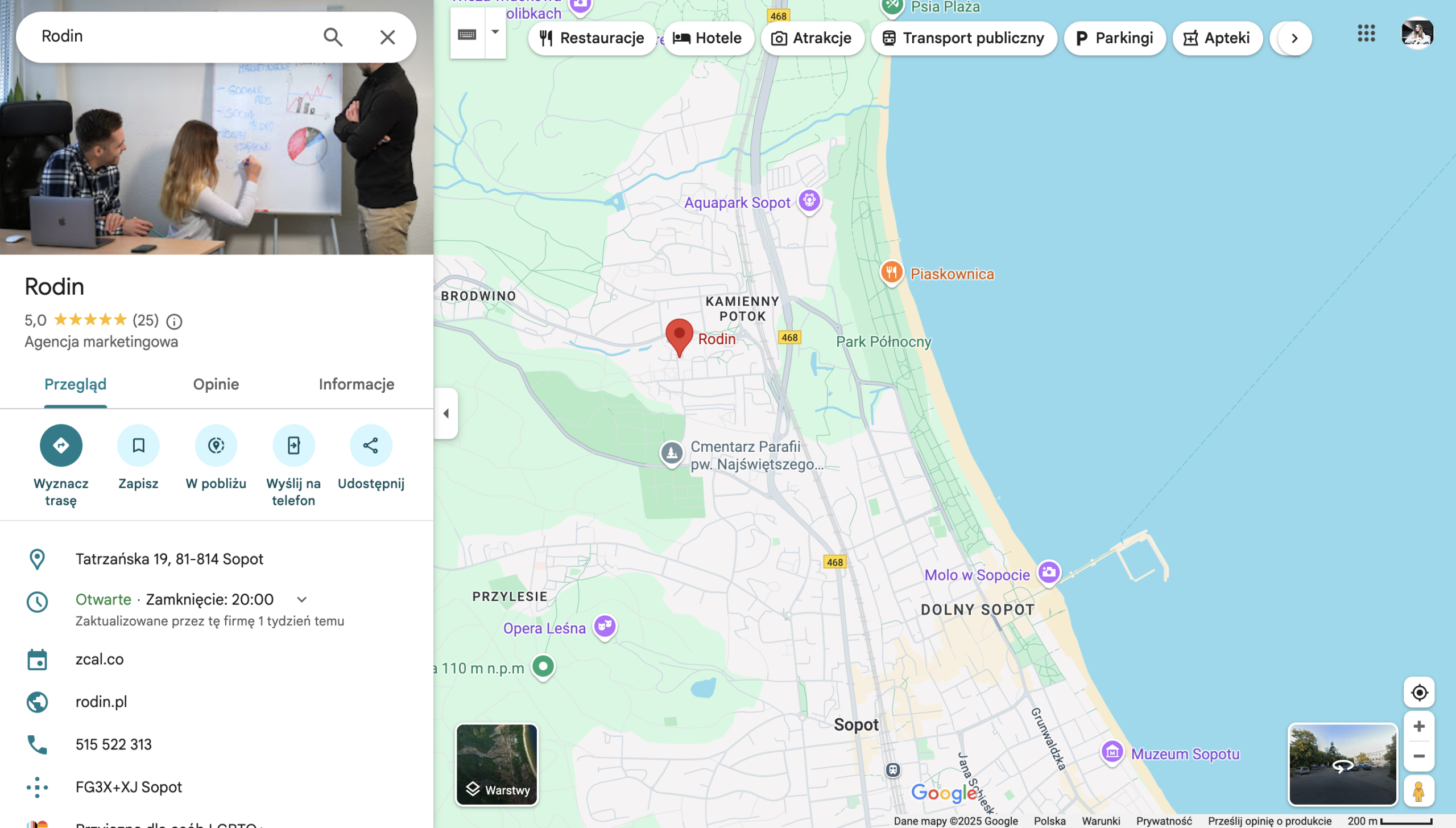 Google Maps Rodin