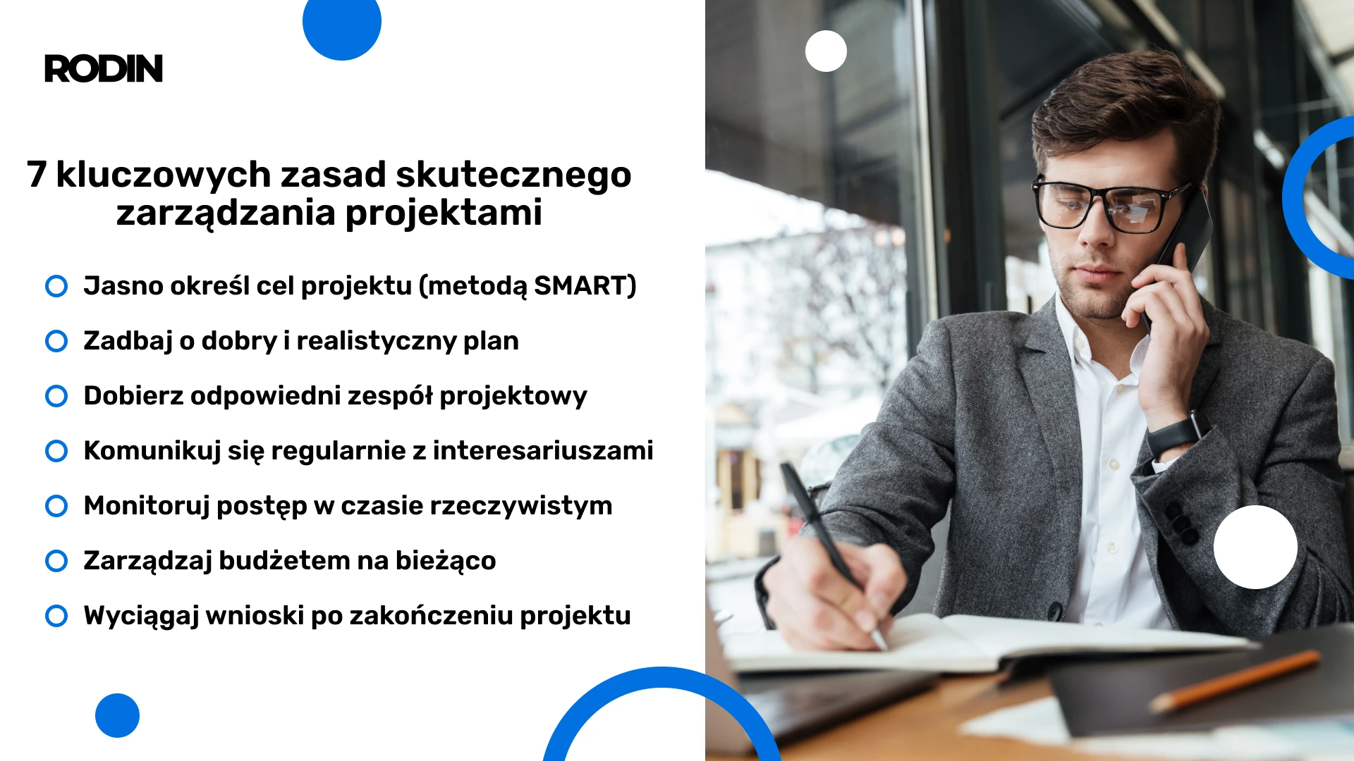 7 kluczowych zasad skutecznego zarządzania projektami