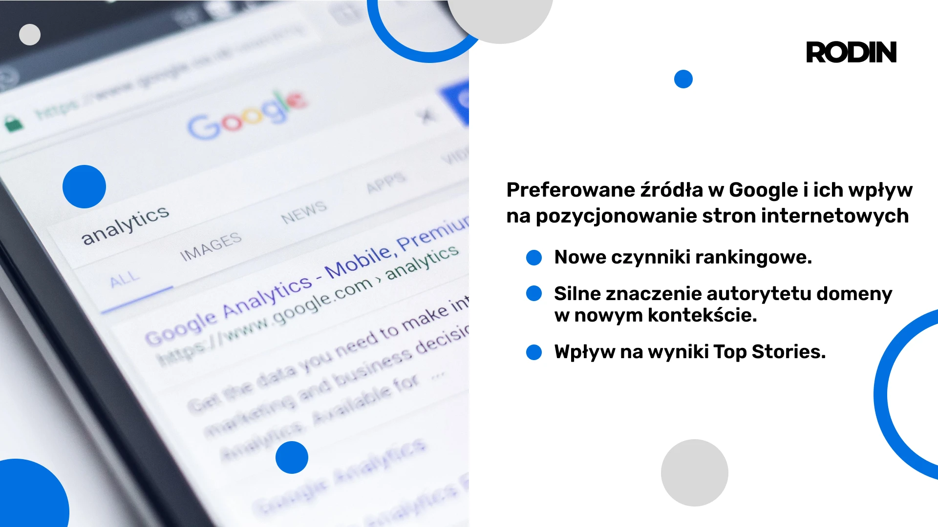 Preferowane źródła w Google i ich wpływ na pozycjonowanie stron internetowych