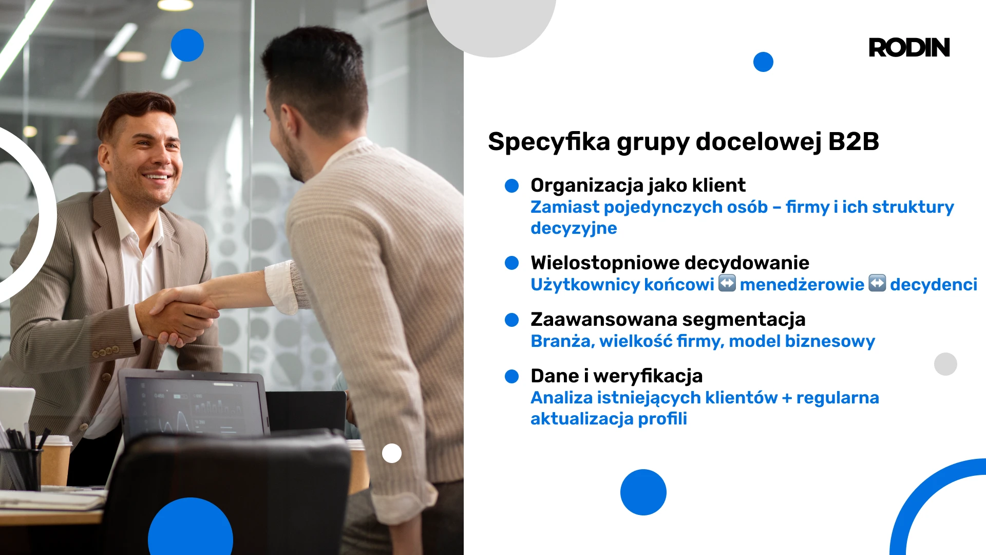 Specyfika grupy docelowej B2B