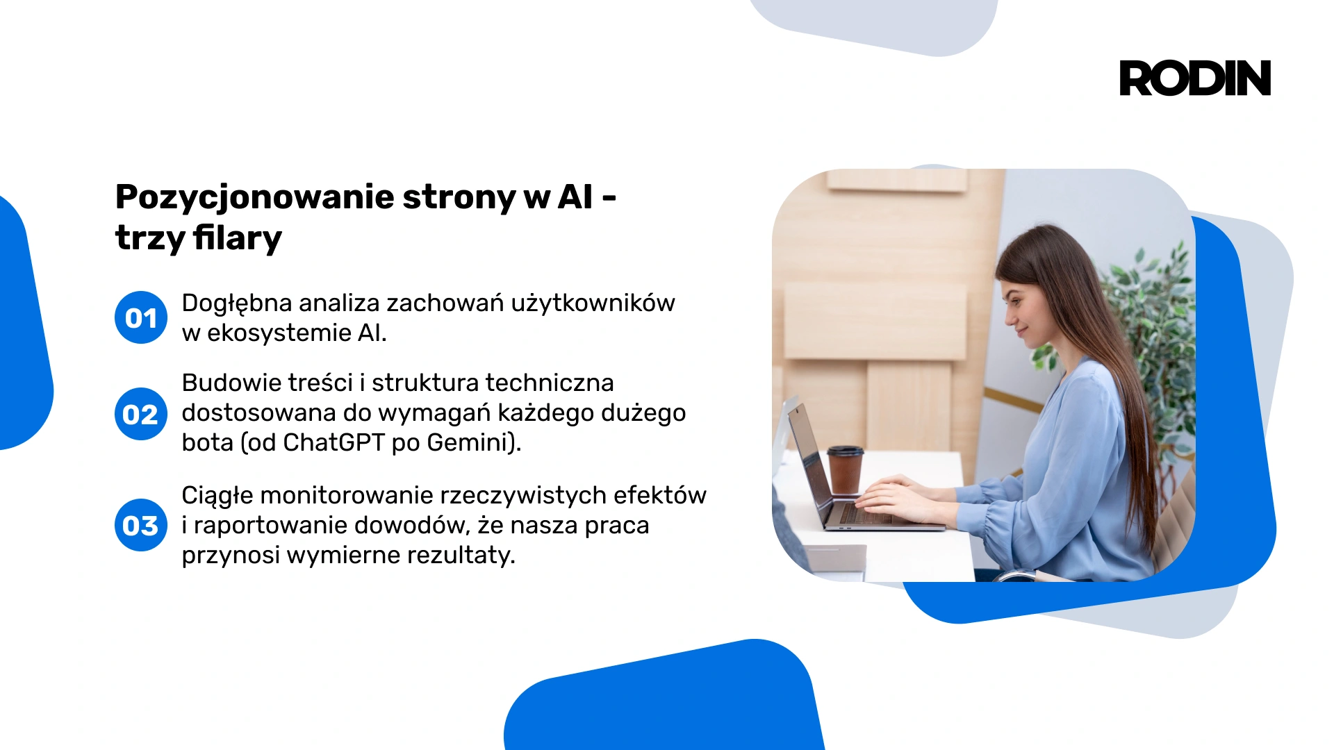 Pozycjonowanie strony w AI - trzy filary, jak ai wpływa na indeksację treści
