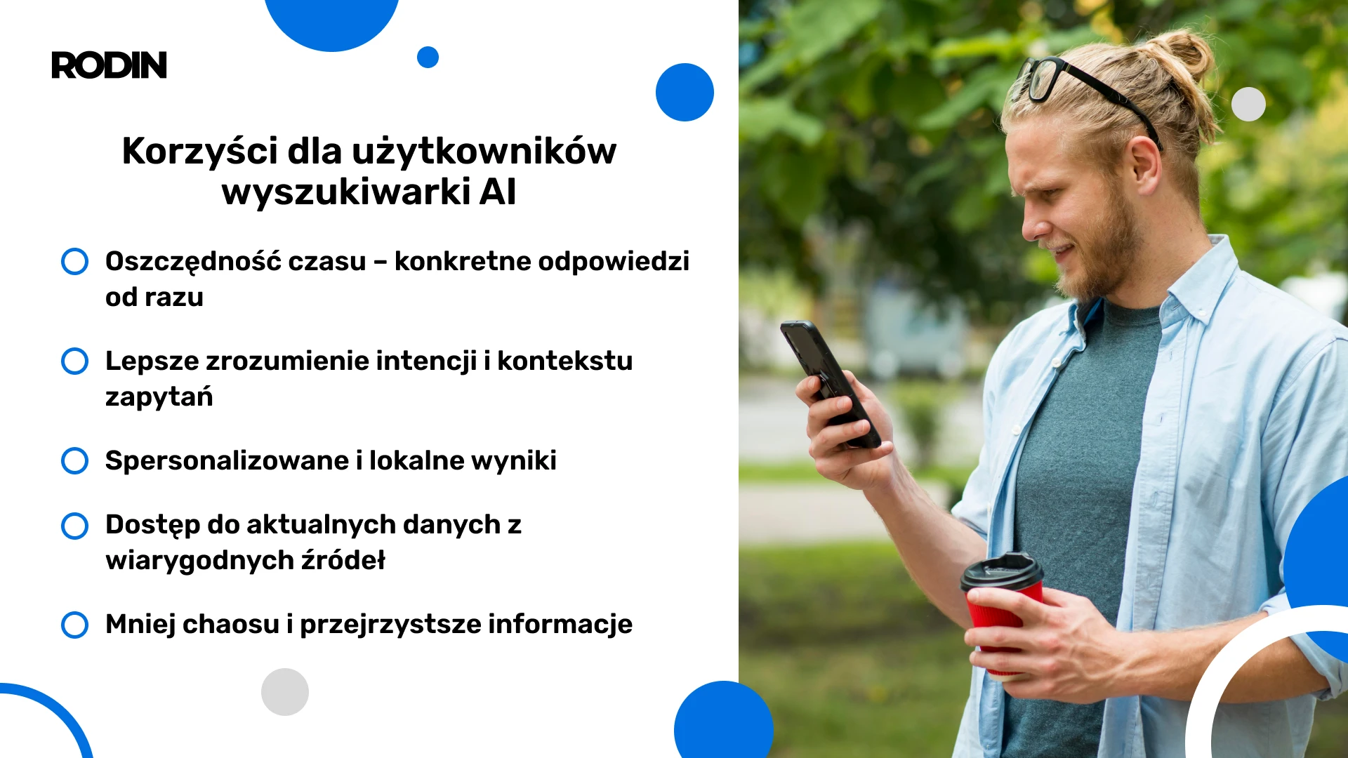 Korzyści dla użytkowników wyszukiwarki AI