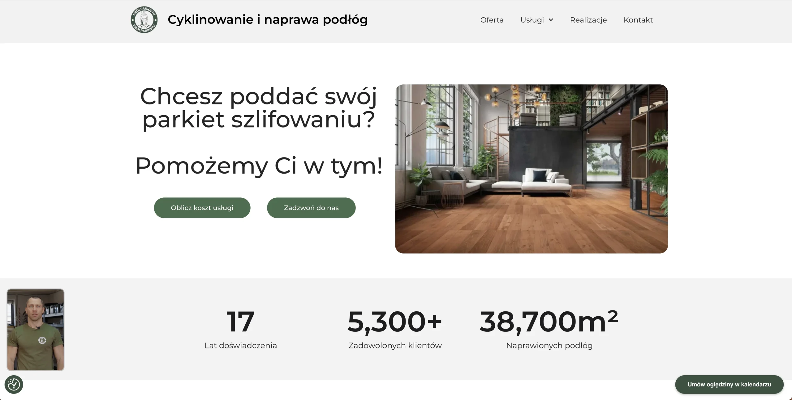  Nagłówek strony Król Parkietu