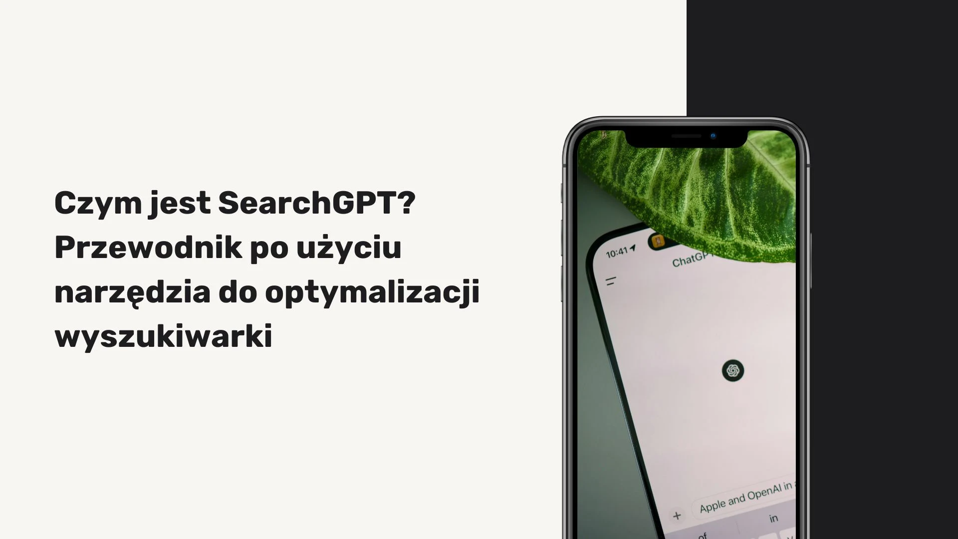 Czym jest searchgpt