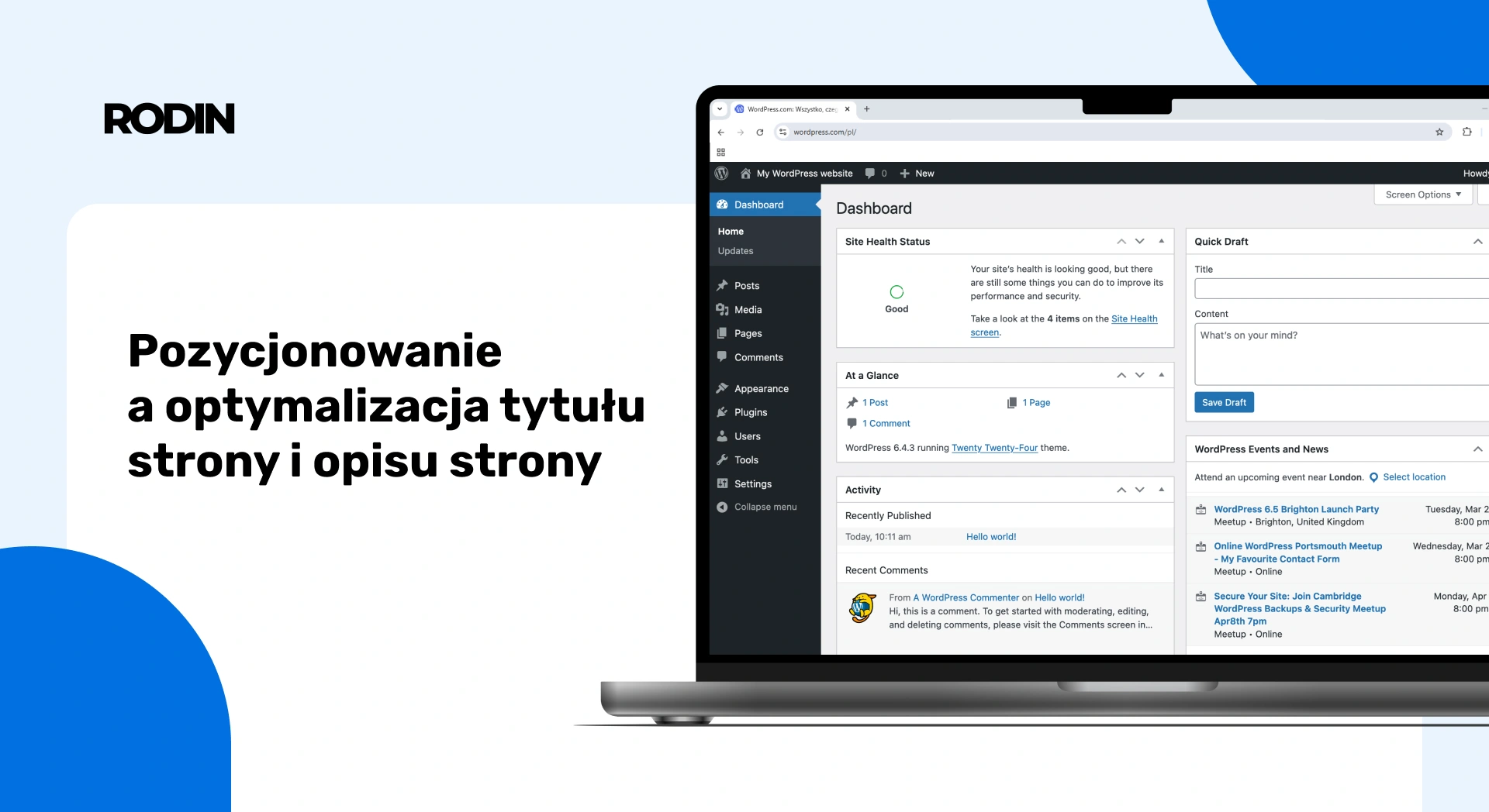 Pozycjonowanie a optymalizacja tytułu strony i opisu strony