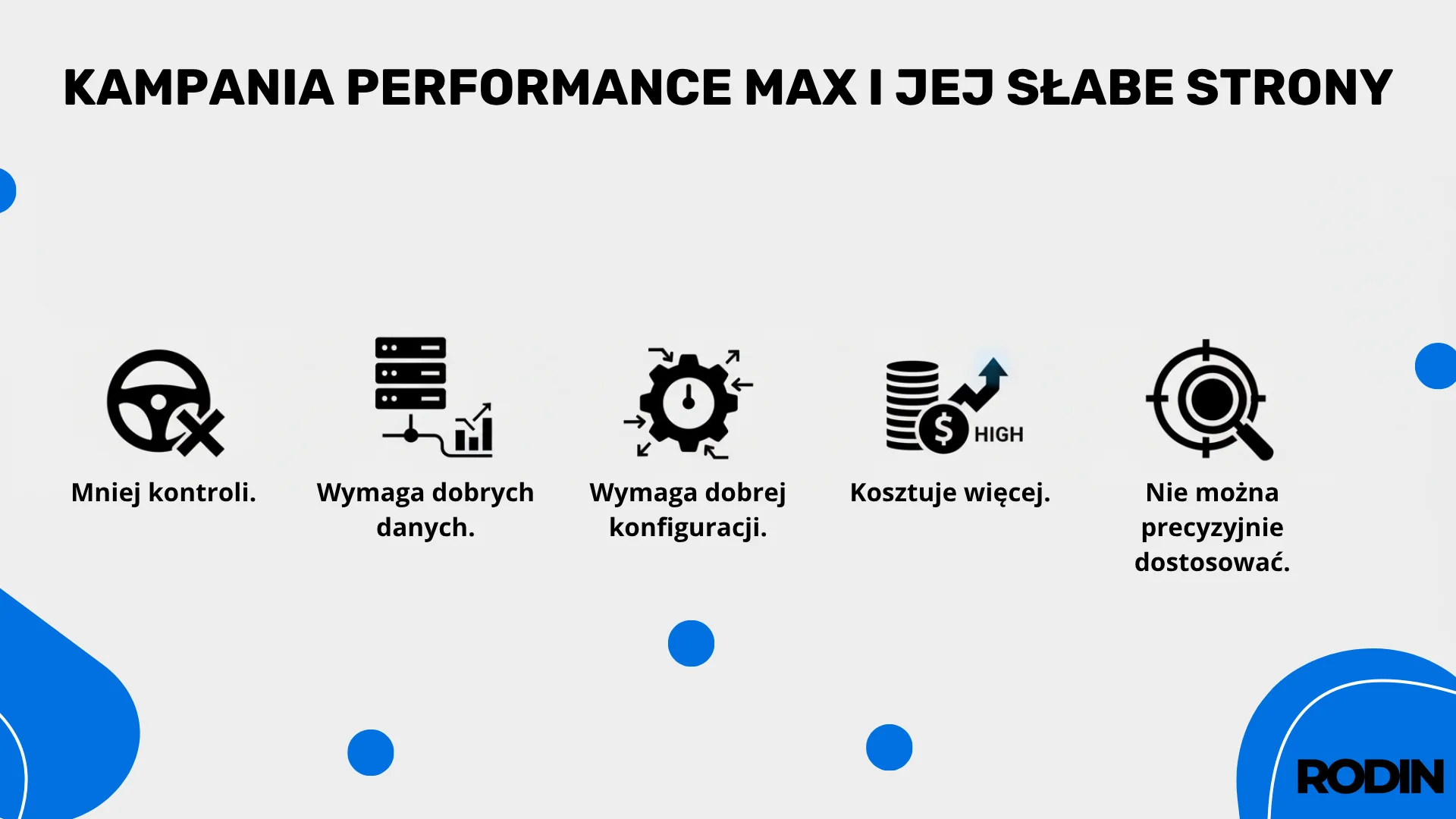 Kampania Performance Max i jej słabe strony