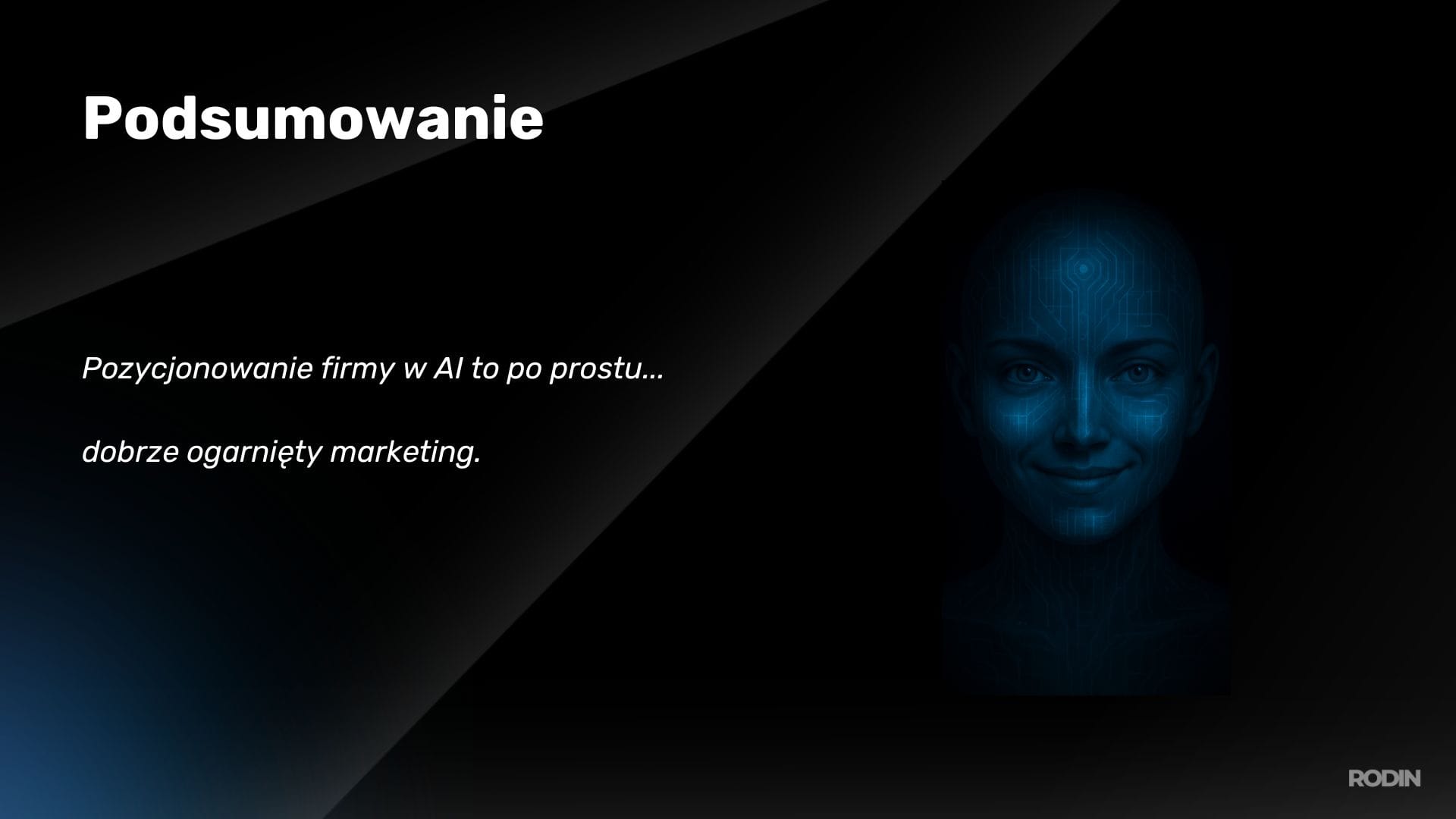 Pozycjonowanie firmy w AI