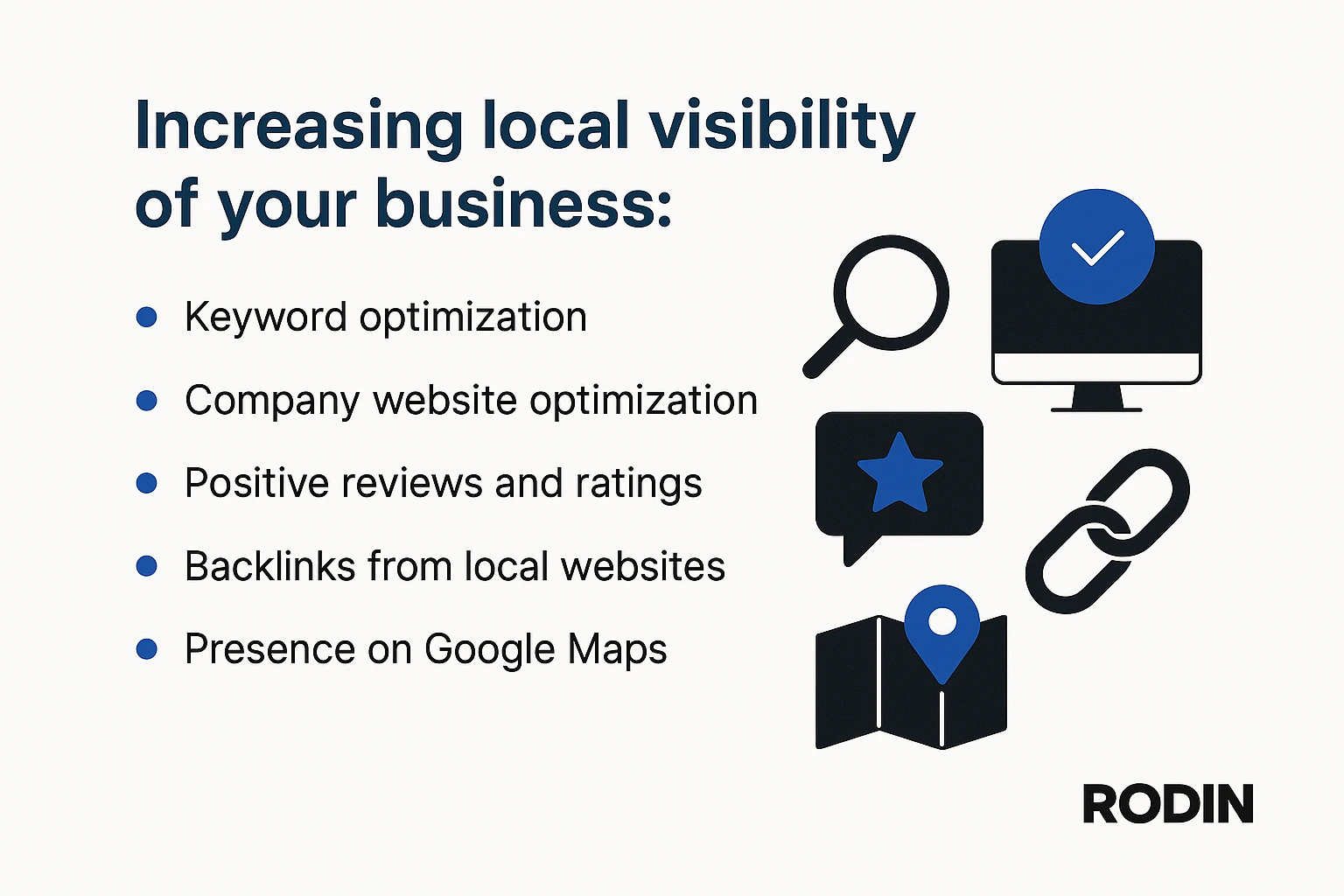 Local SEO - Increasing local visibility for your business