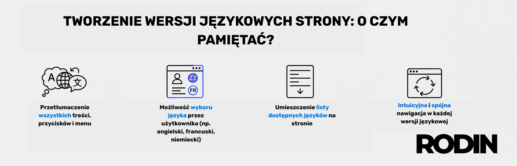 Tworzenie wersji językowych strony: o czym pamiętać?