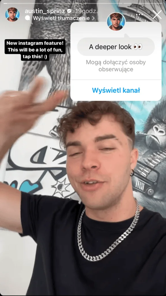 Austin Sprinz Broadcast Channel Instagram