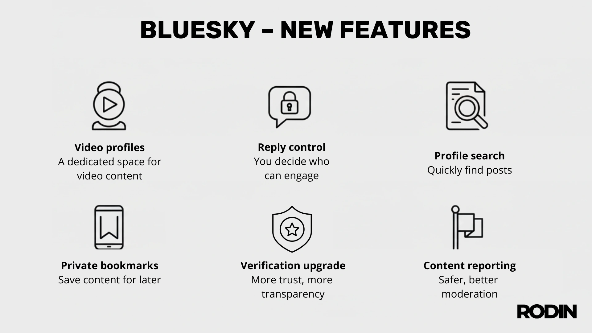 Bluesky new features