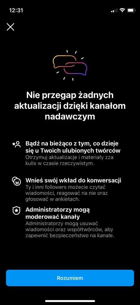 Don’t miss any updates thanks to broadcast channels