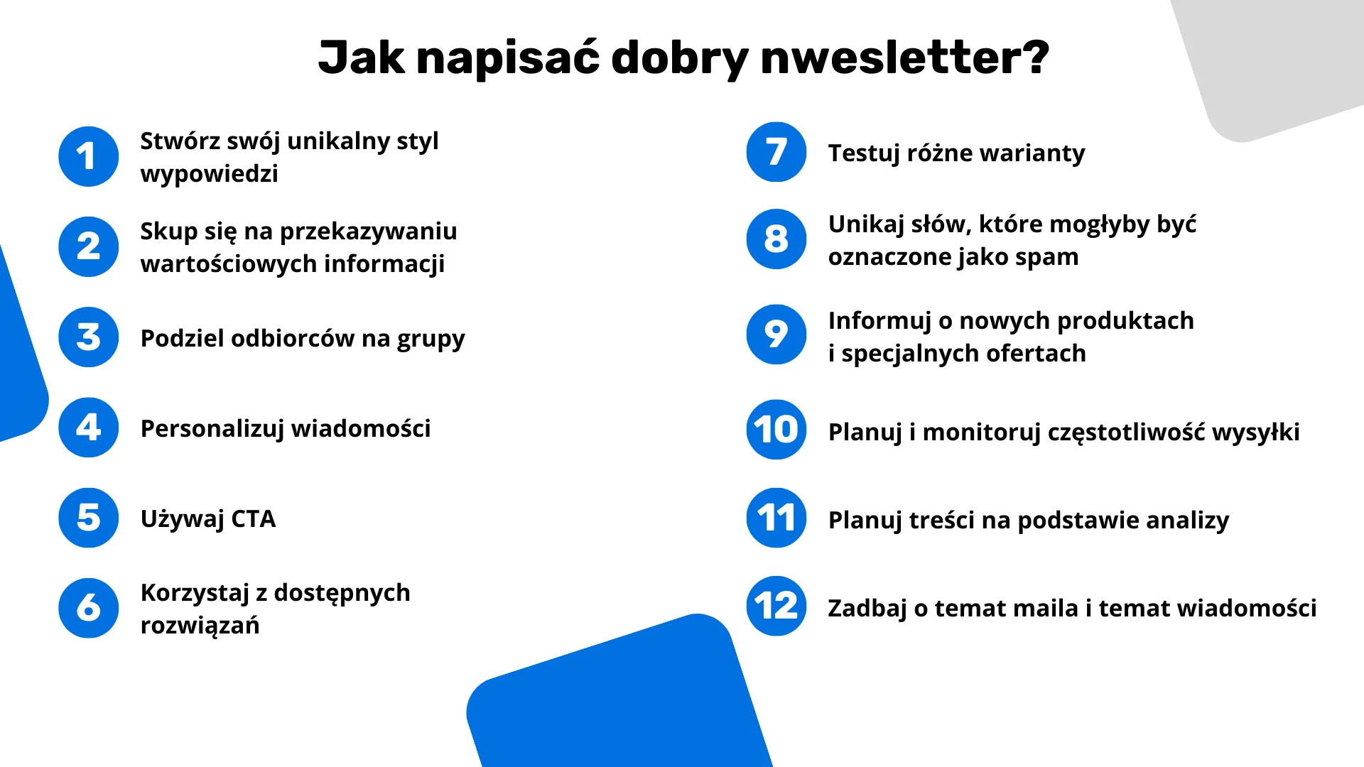 Jak napisać dobry newsletter?