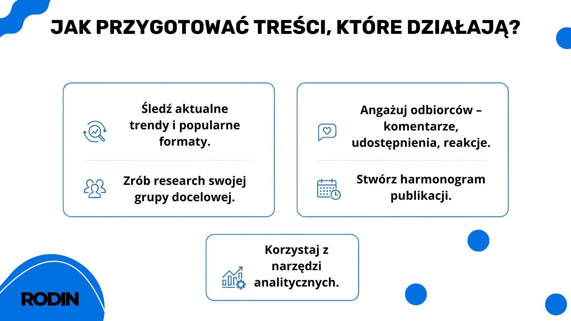 Jak przygotowywać treści, które działają?