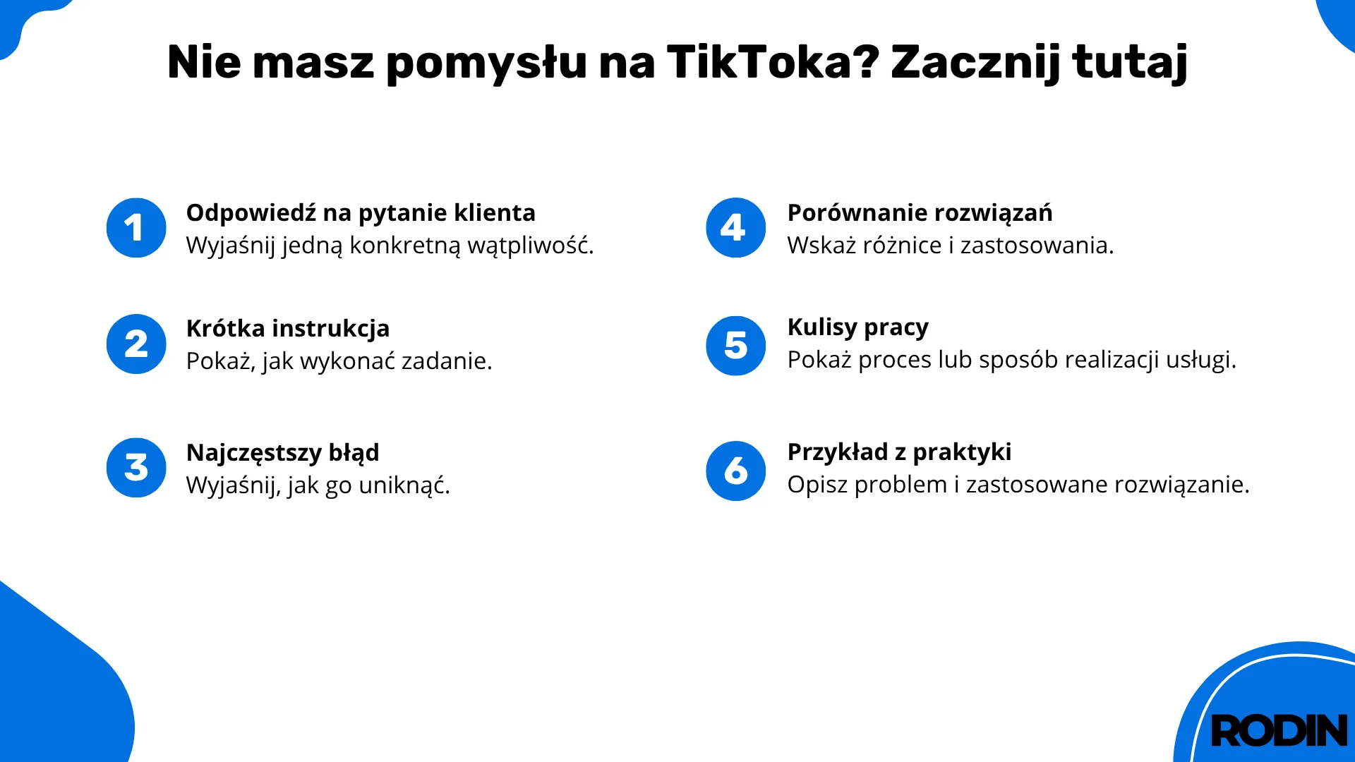 Nie masz pomysłu na TikToka? Zacznij tutaj