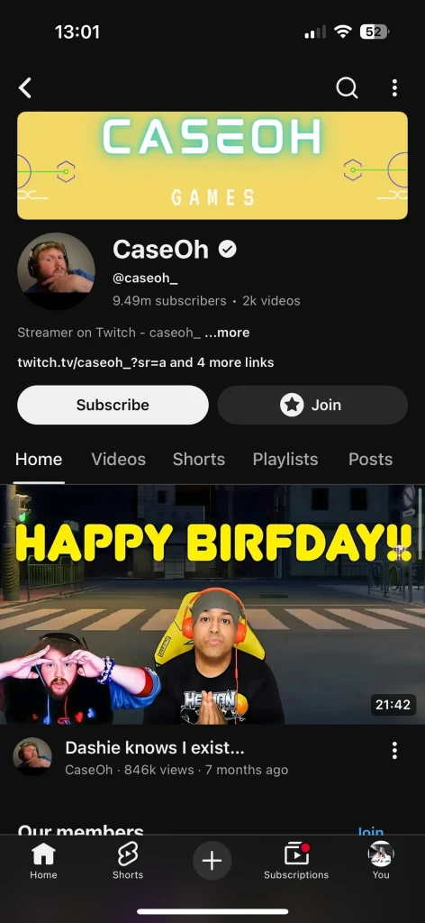 CaseOn YouTube Channel