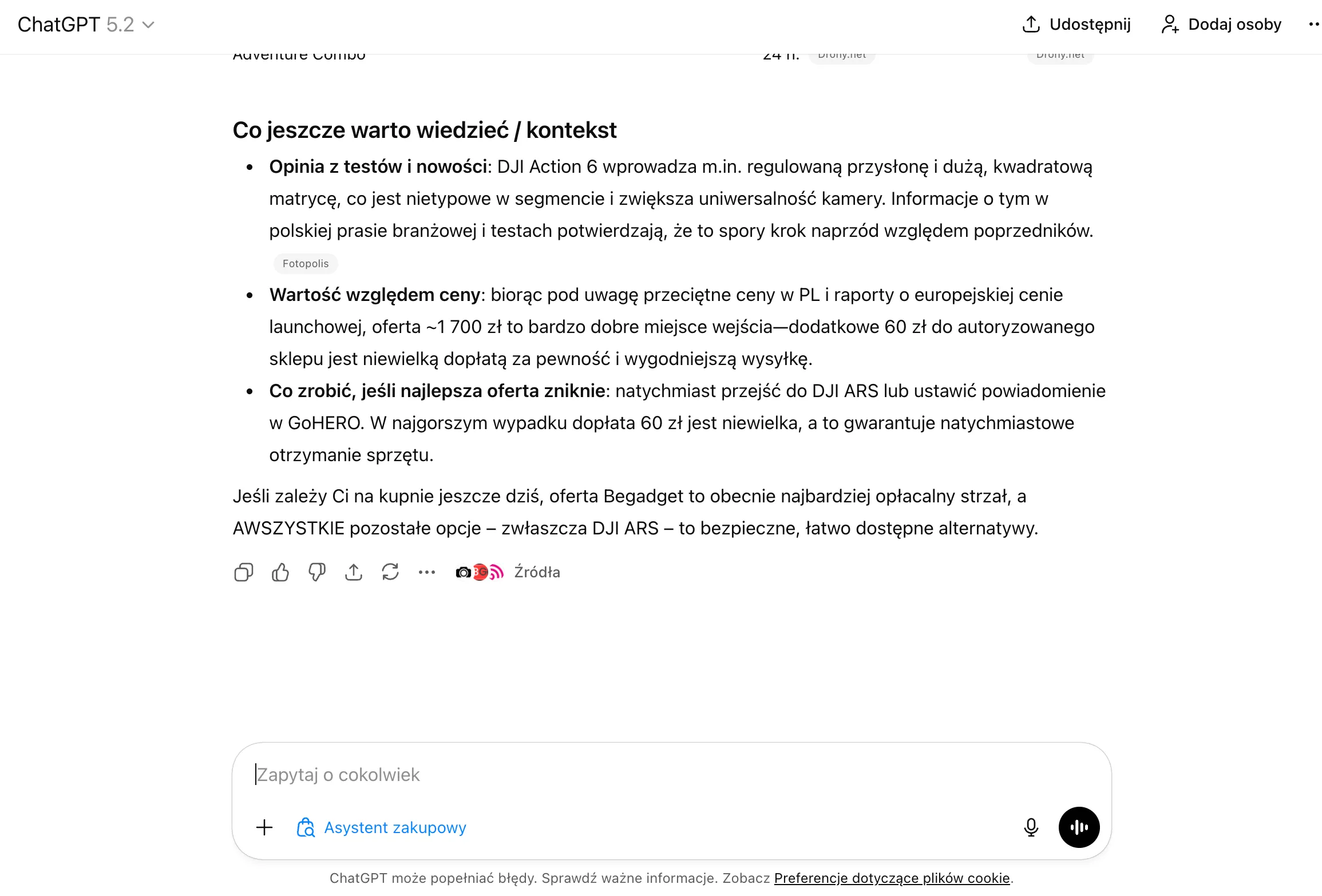 Na końcu masz czytelne podsumowanie (idealne do decyzji)