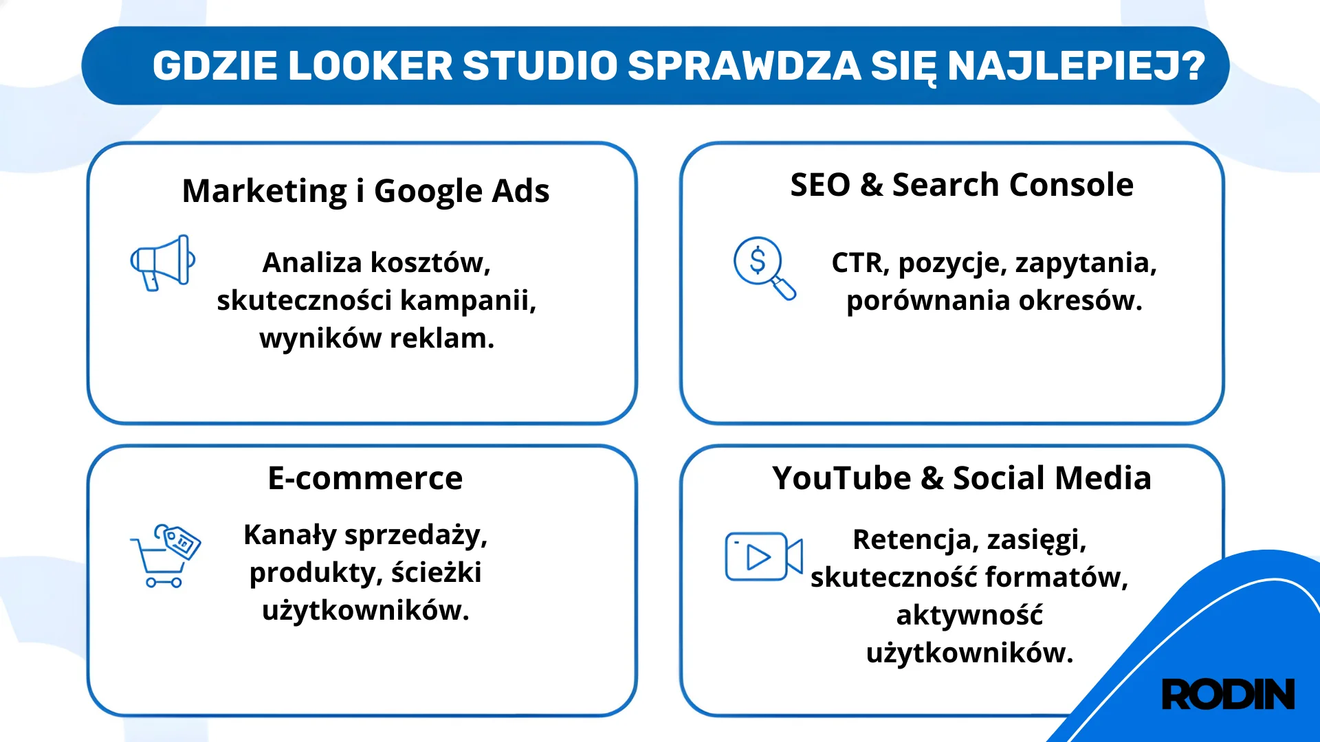 Gdzie Looker Studio sprawdza się najlepiej?