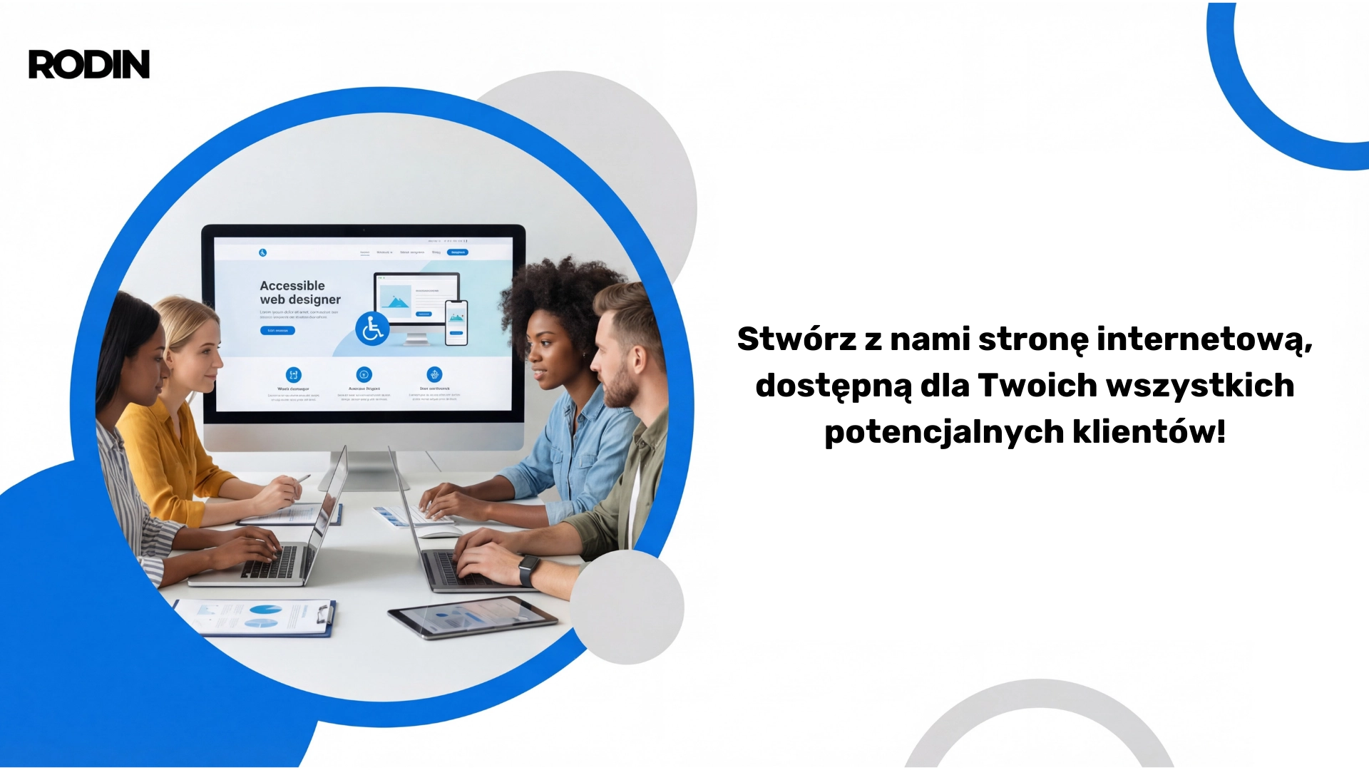 Stwórz stronę dostępną dla wszystkich Twoich klientów