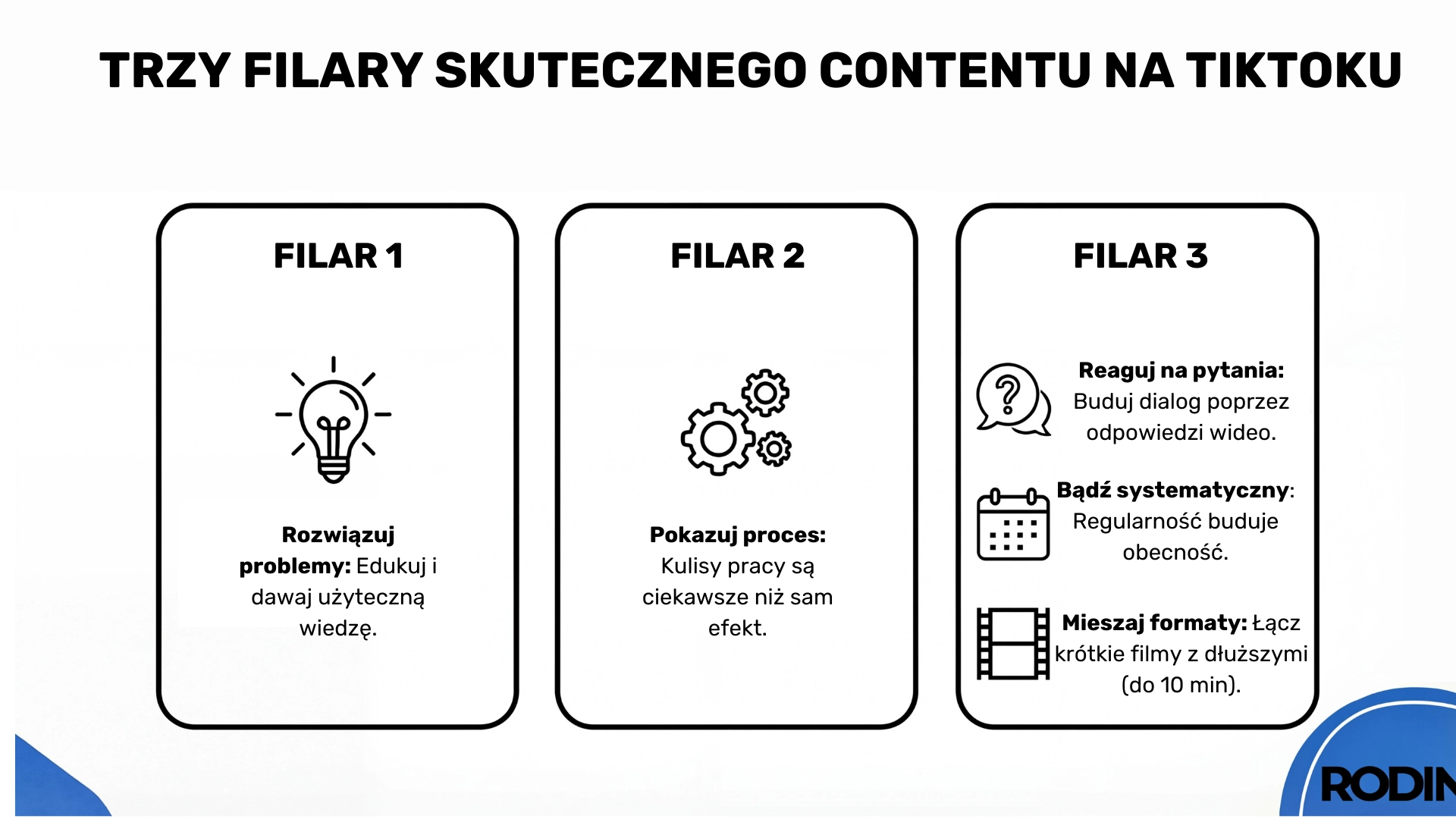 Trzy filary skutecznego contentu na TikToku