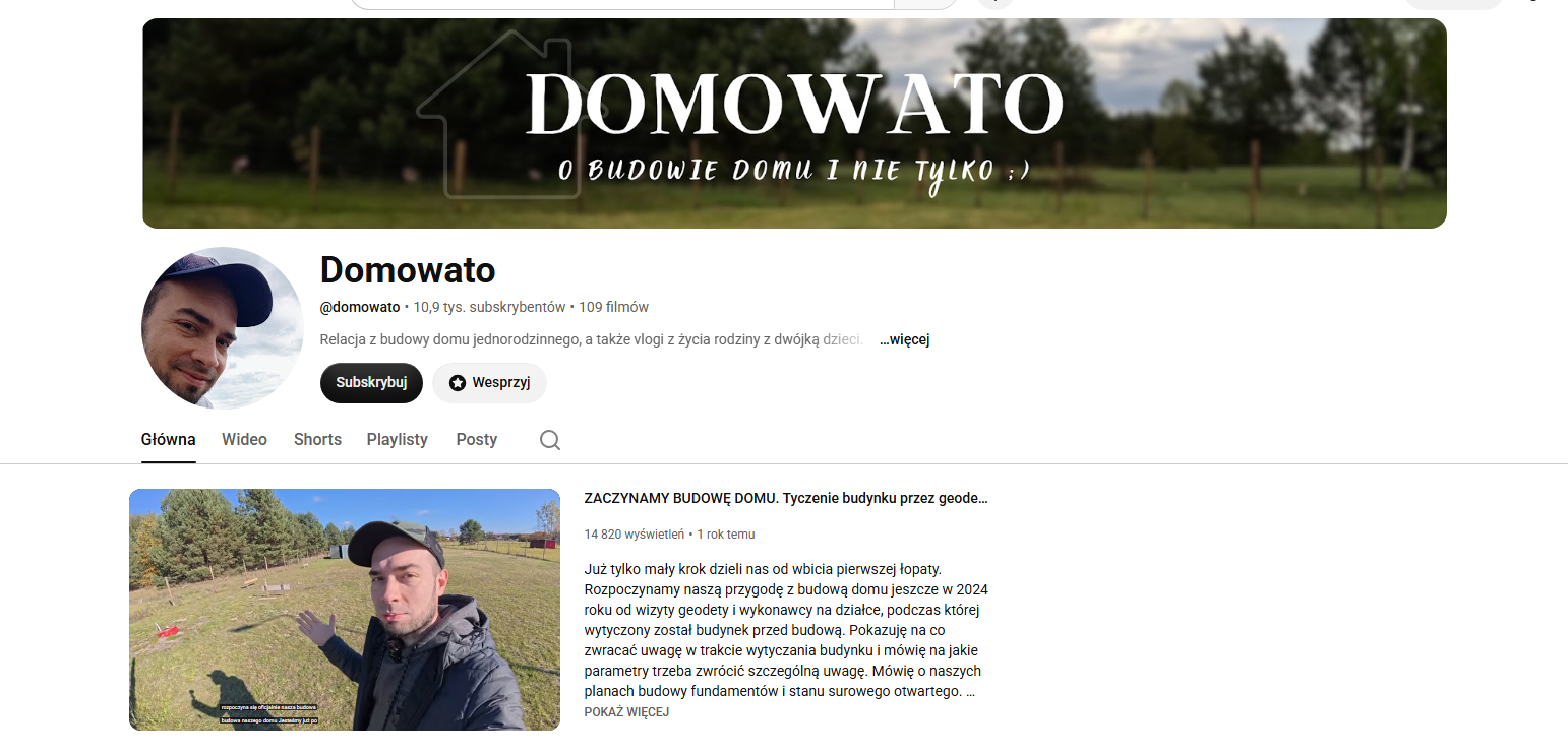 Domowato YouTube