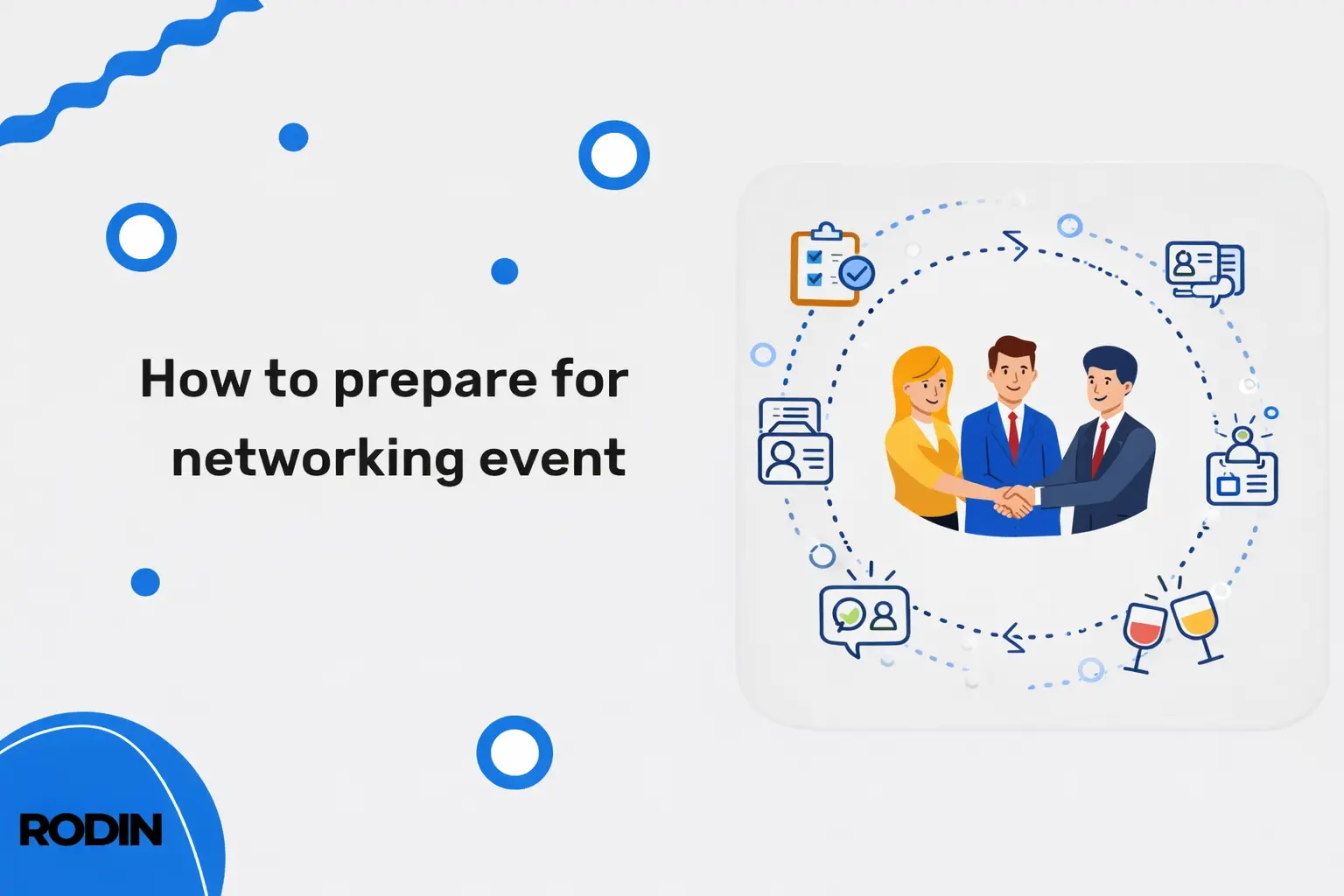 How to prepare for a networking event