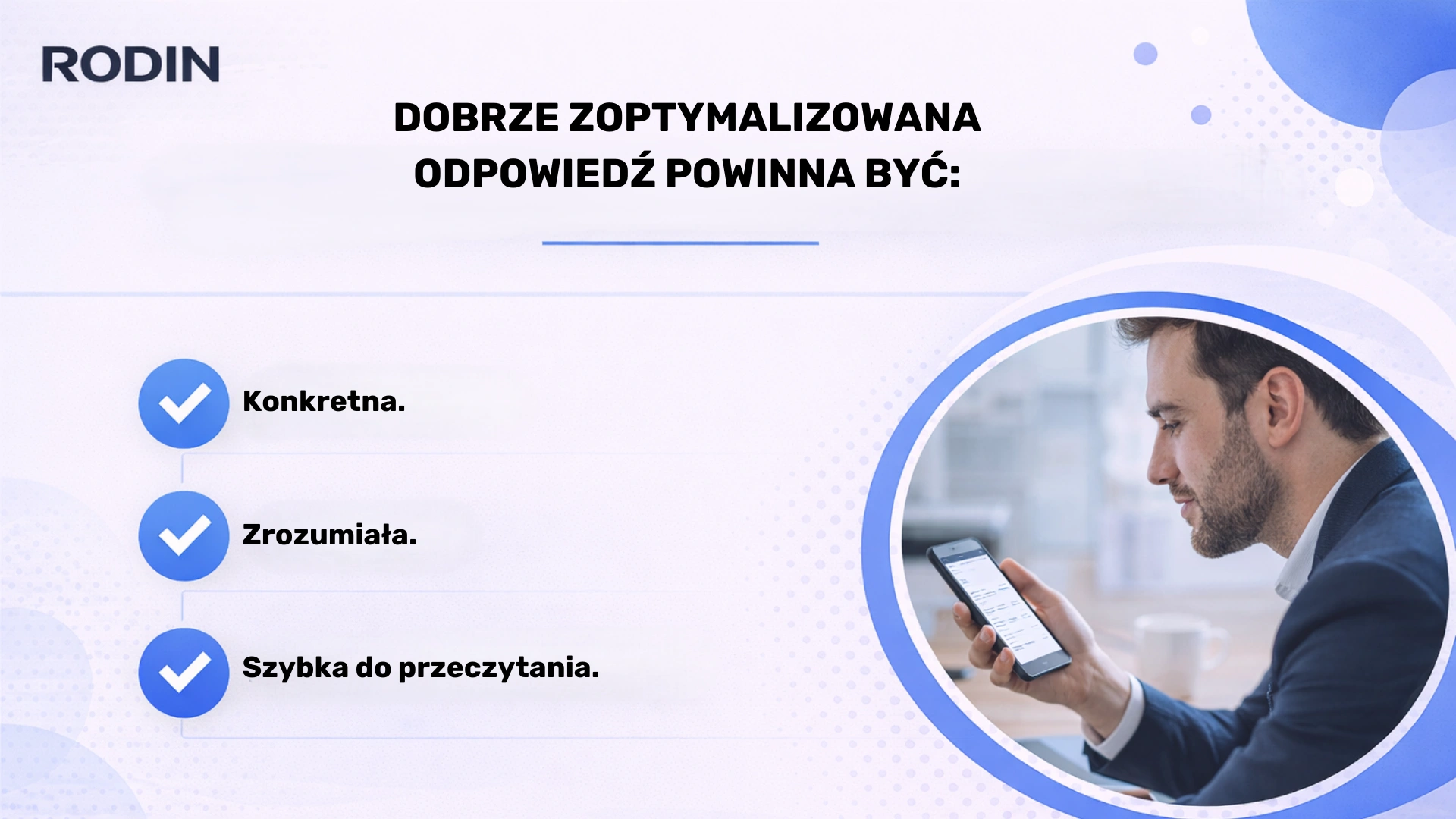 Dobrze zoptymalizowana odpowiedź