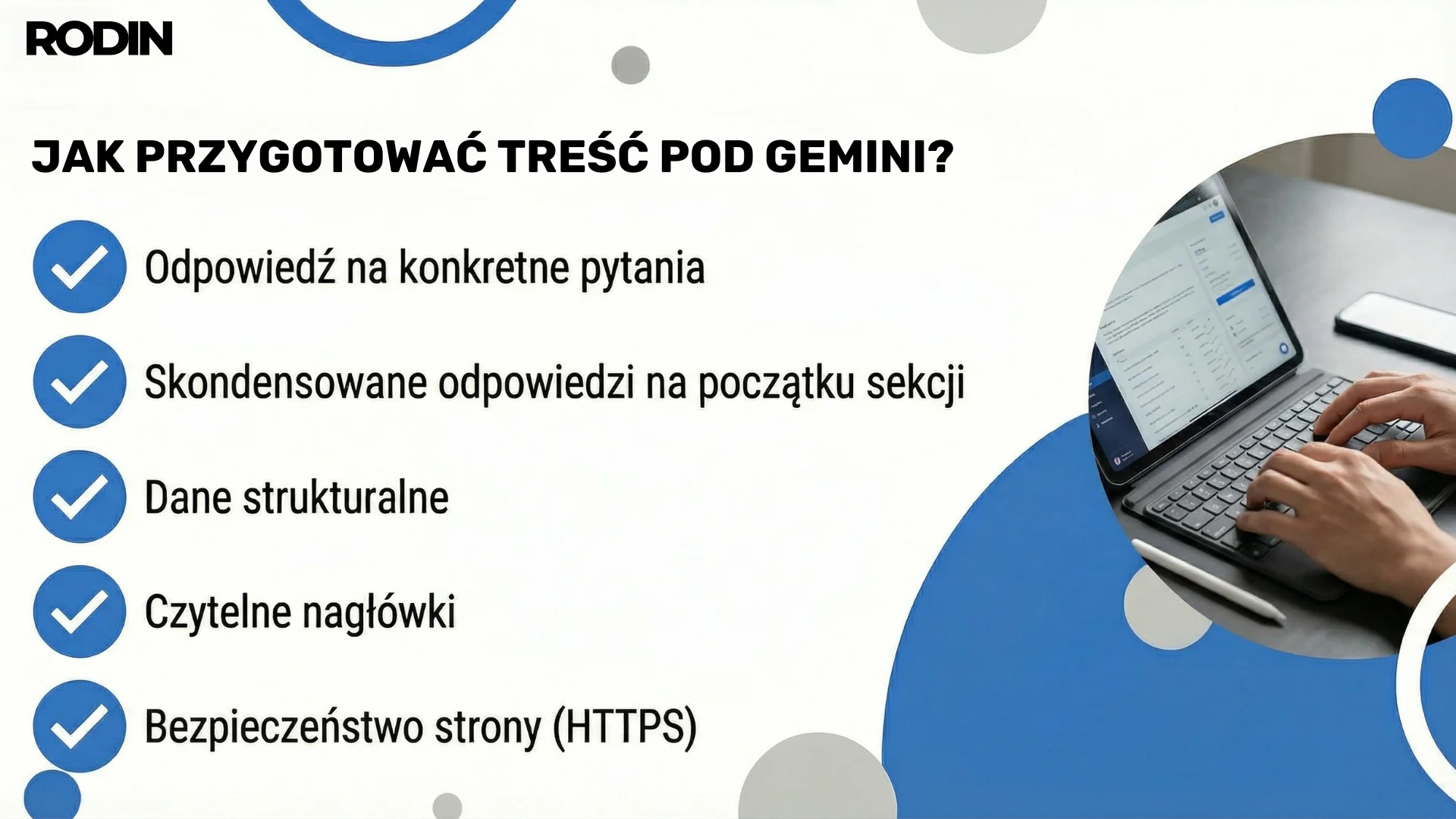 Jak przygotować treści pod Gemini?