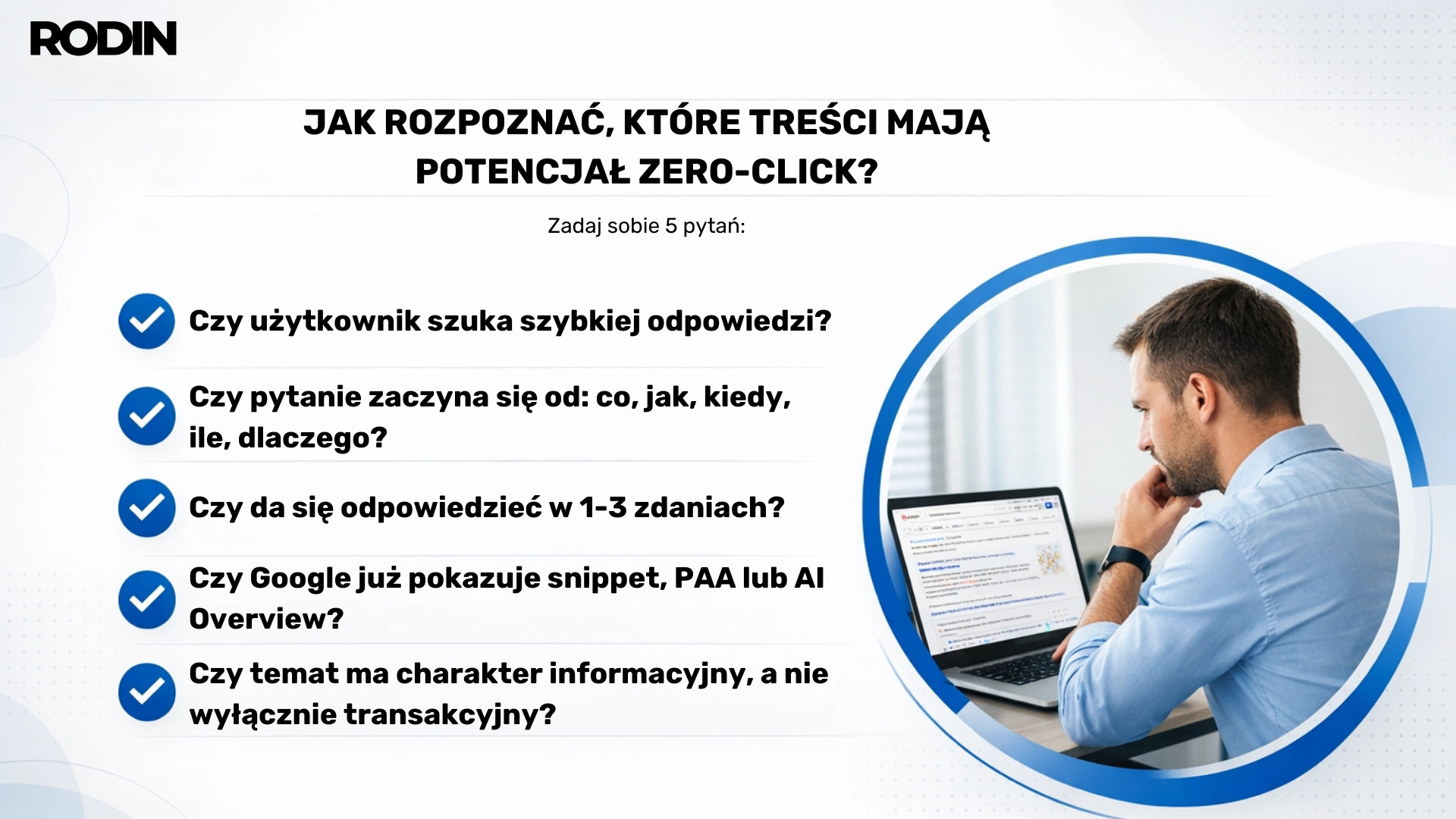 Jak rozpoznać, które treści mają potencjał zero-click?