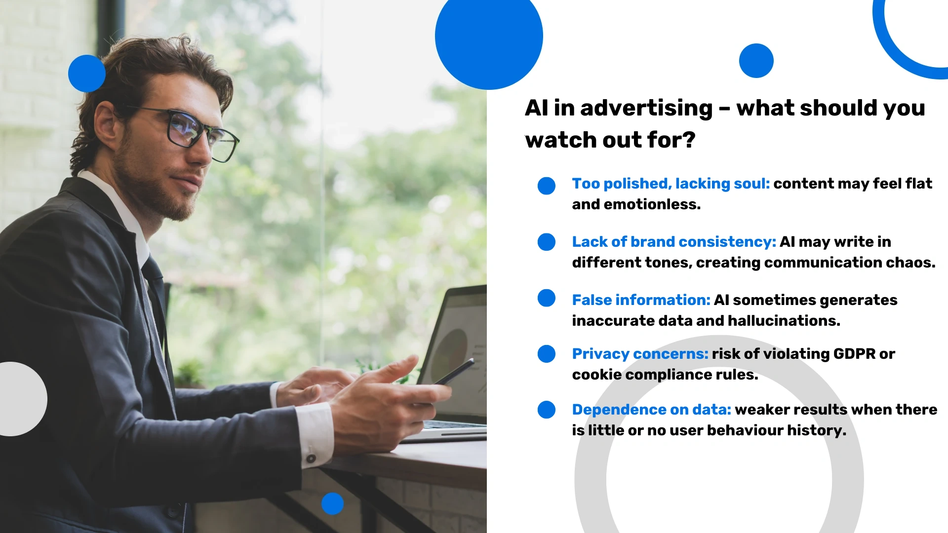 AI in advertising – what should you watch out for?