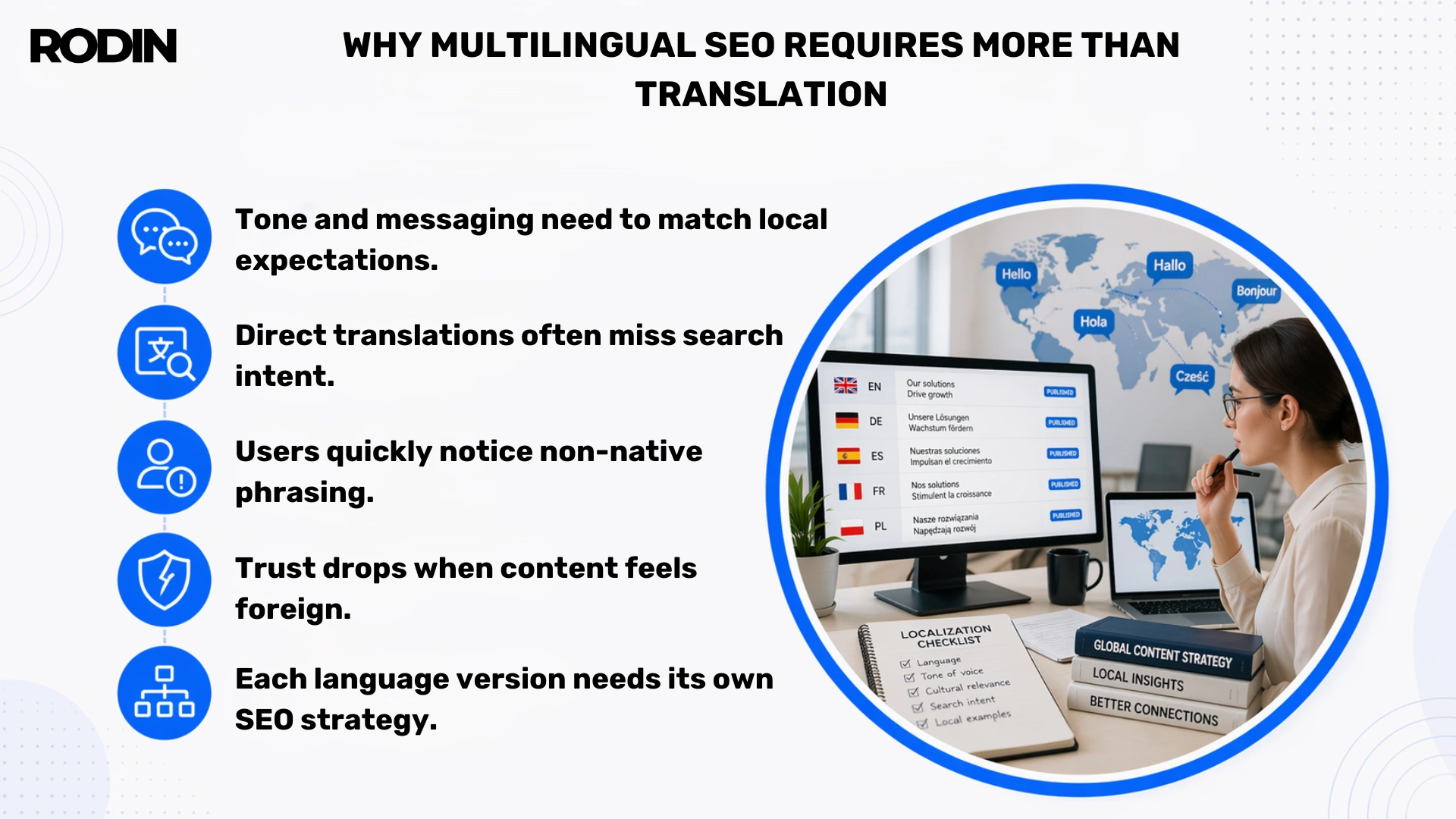 Why multilingual SEO requires more than translation