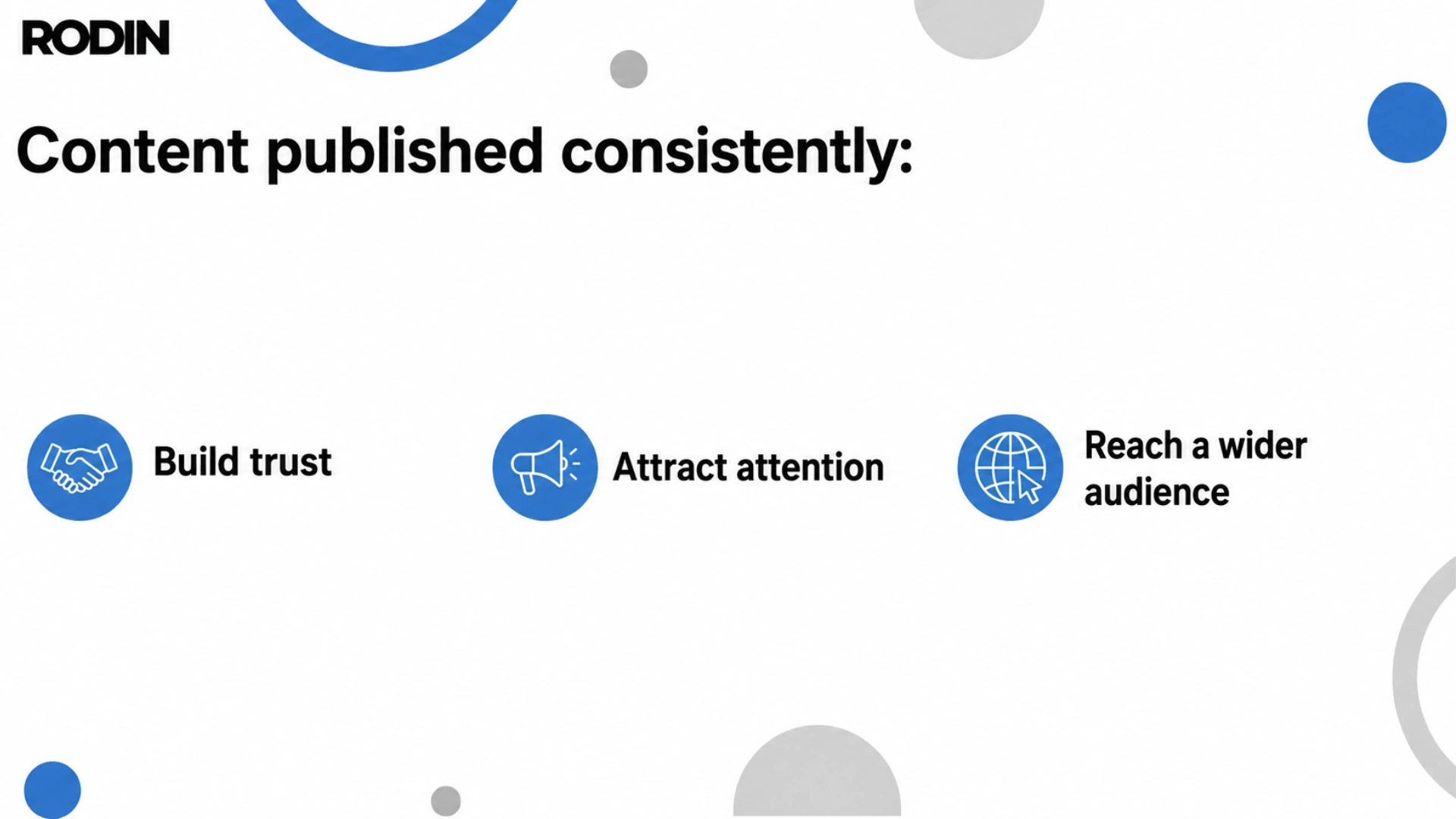 Content published consistently